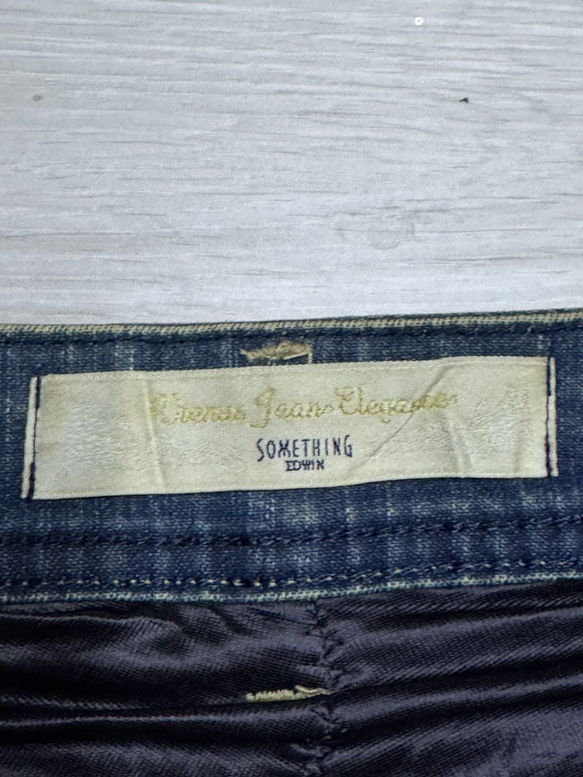 Japanese Brand Something Edwin Vienus Flare Bootcut Woman Jeans Size US 28 / EU 44 - 8 Thumbnail