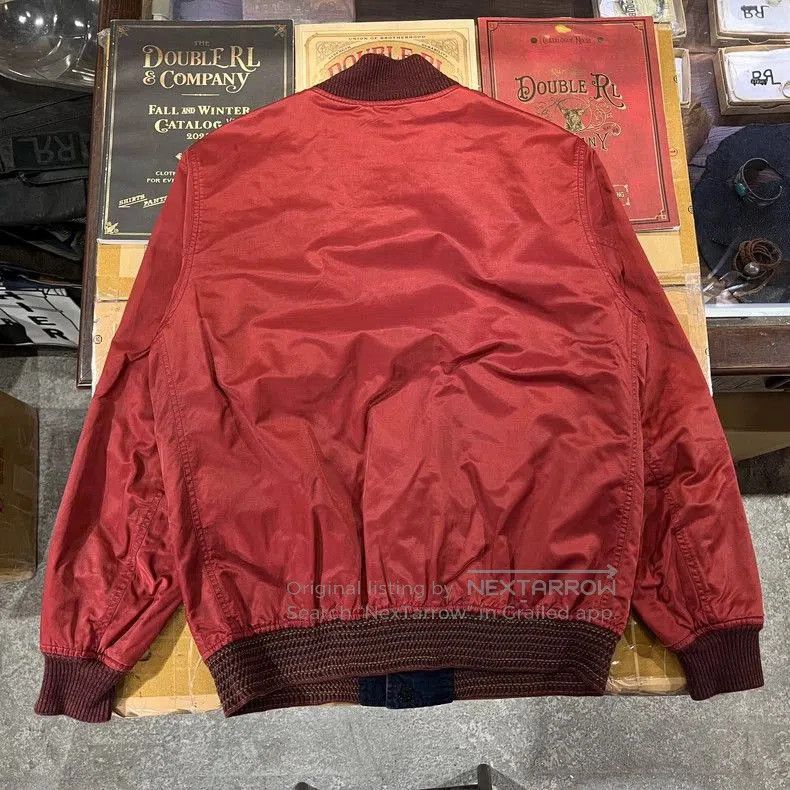 RRL Ralph Lauren RRL Double RL Embroidered Bomber Jacket. Size US M / EU 48-50 / 2 - 3 Thumbnail