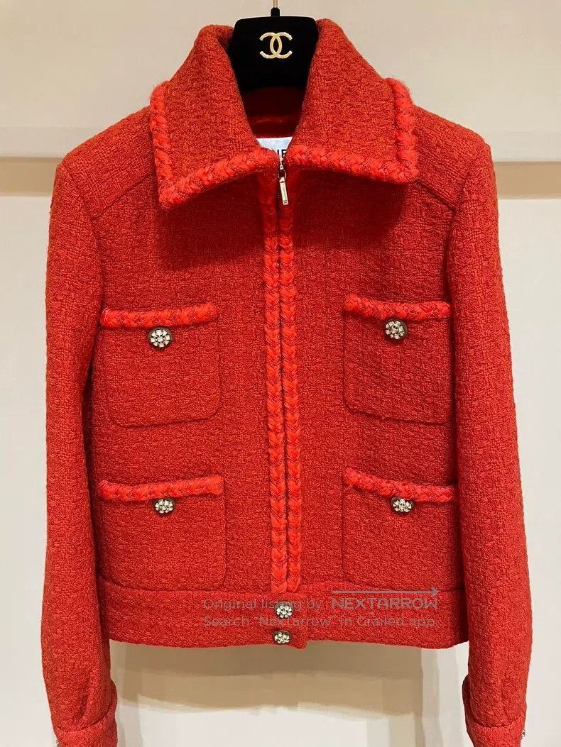 Chanel Chanel Snow series show pocket red jacket Size XS / US 0-2 / IT 36-38 - 3 Thumbnail