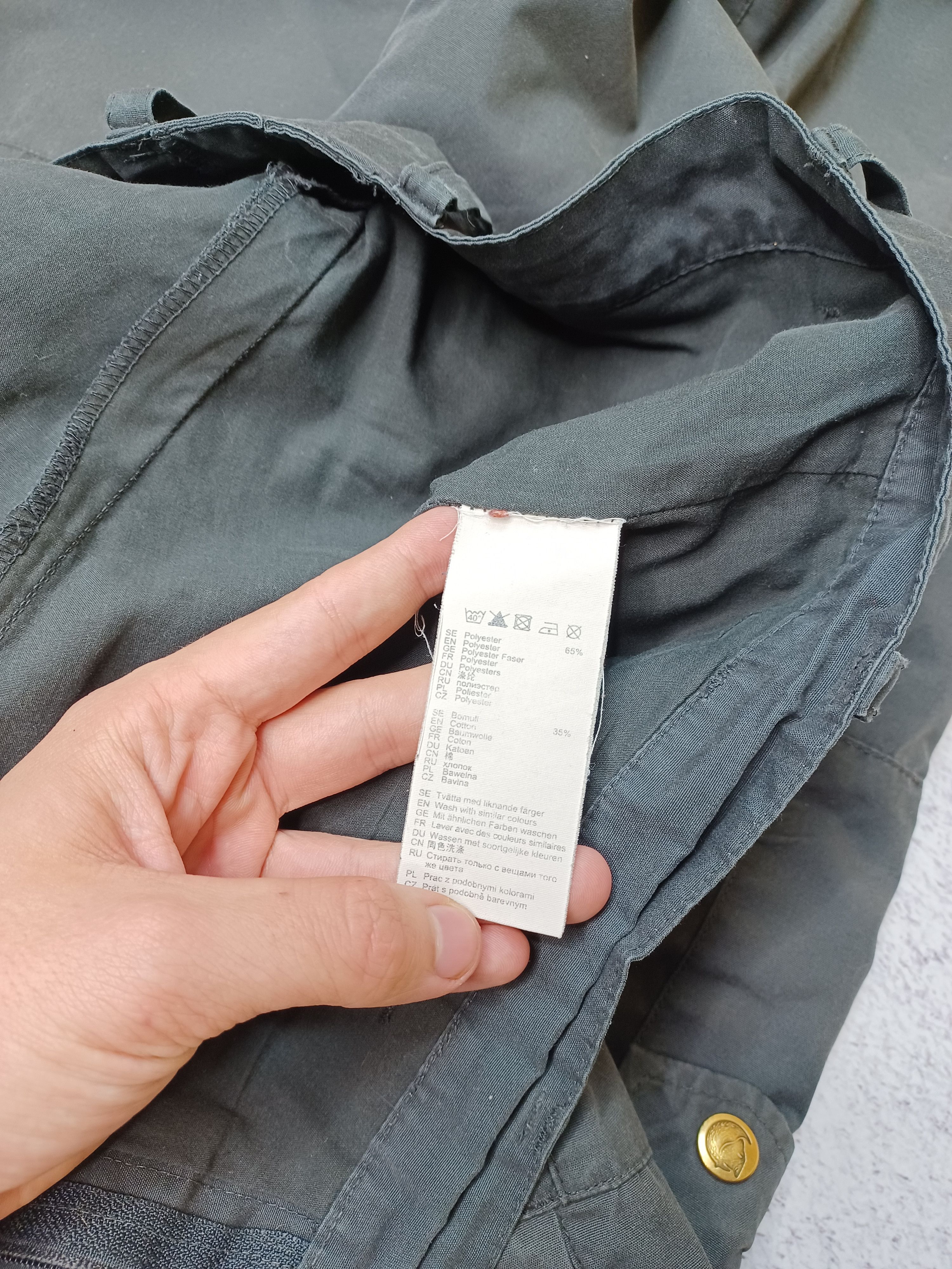 Fjallraven × Vintage Fjallraven g1000 Grey Pants Size US 36 / EU 52 - 10 Thumbnail