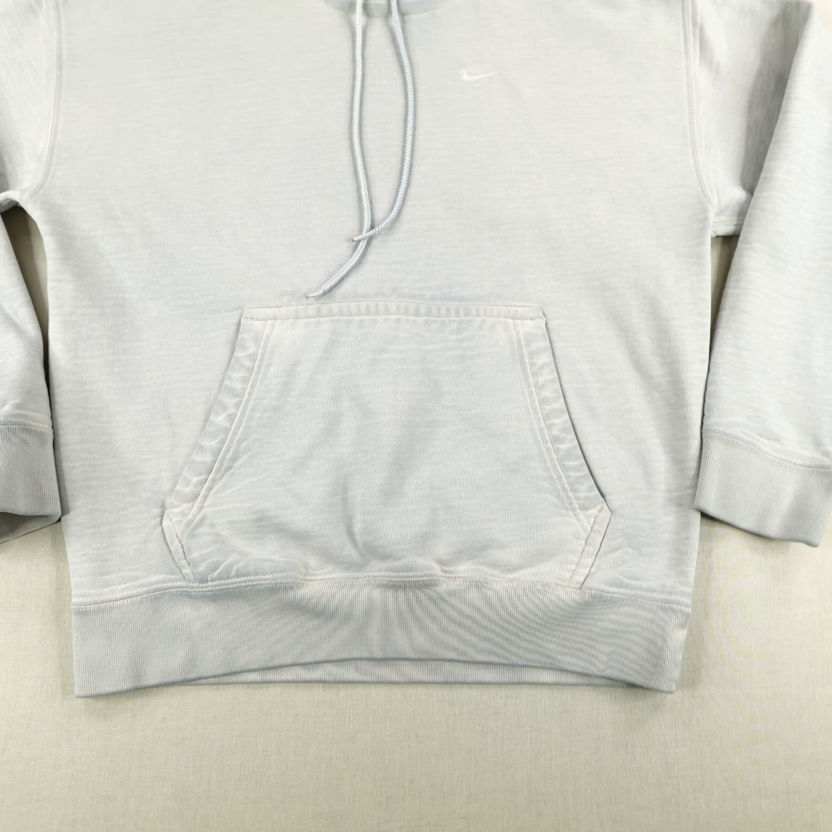Nike Nike Hoodie Mens Small Gray Solo Swoosh Heavyweight Sweatshirt Pullover Size US S / EU 44-46 / 1 - 4 Thumbnail