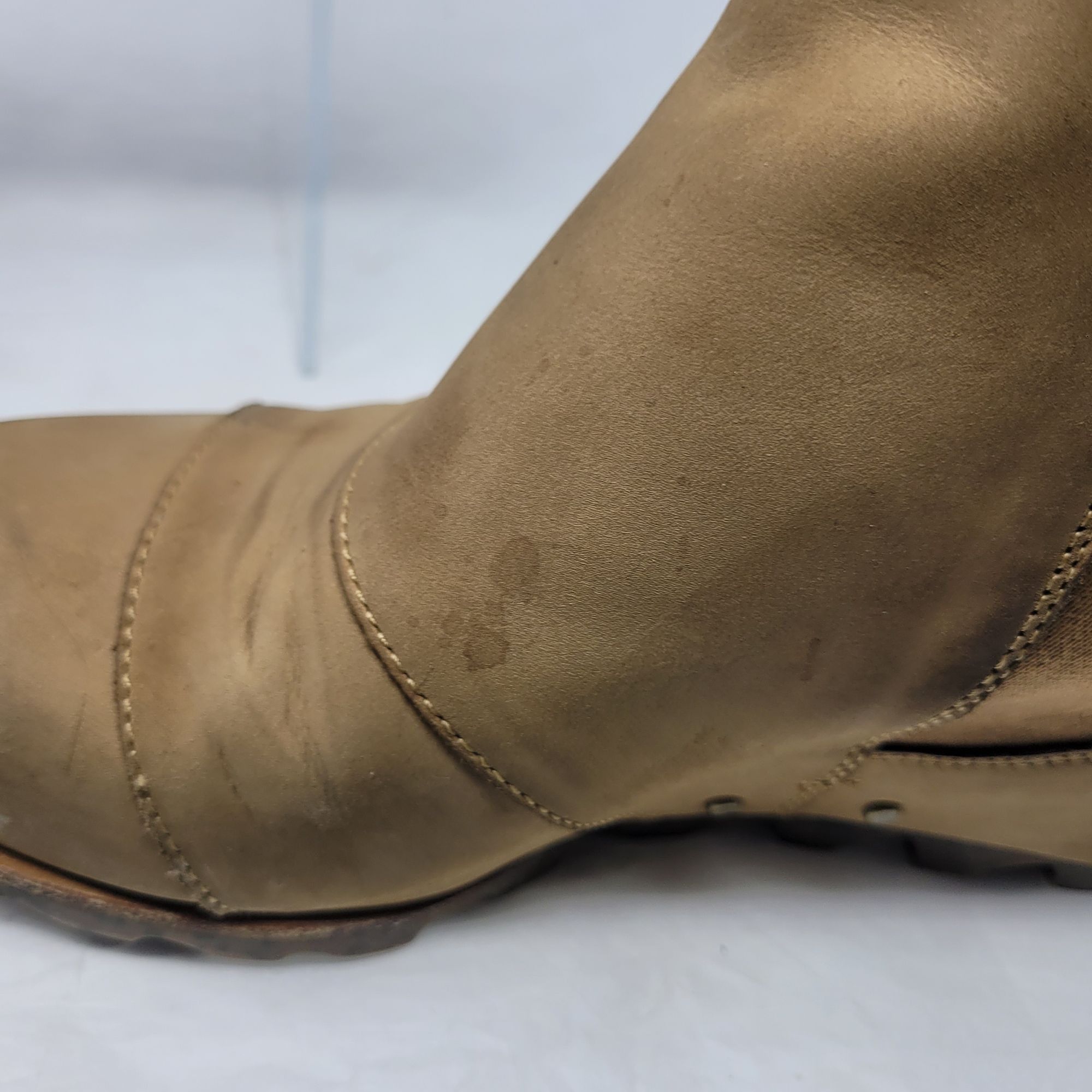 SOREL Sorel Womens Leather Lea Wedge Booties Elk Curry Sz 9.5 Mad Size US 9.5 / IT 39.5 - 9 Thumbnail