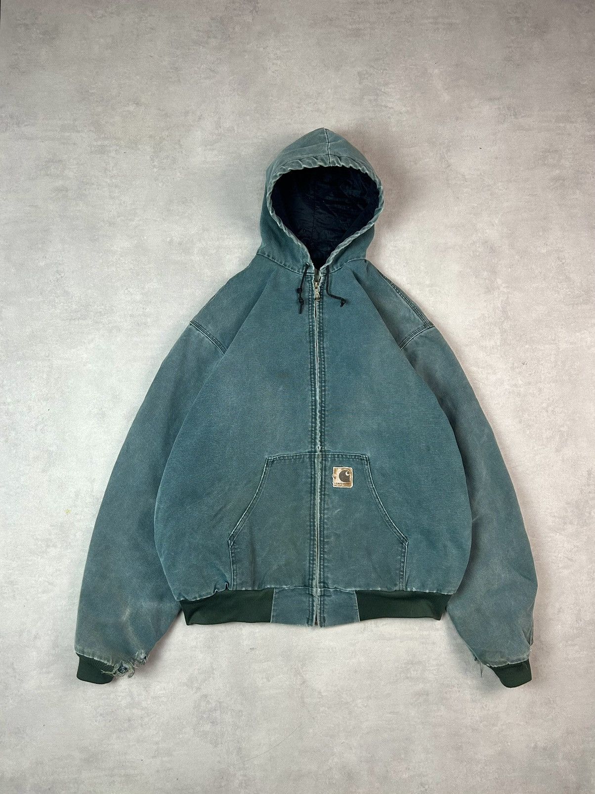 image of Vintage J06Htg Carhartt Active Jacket in Green, Men's (Size XL)