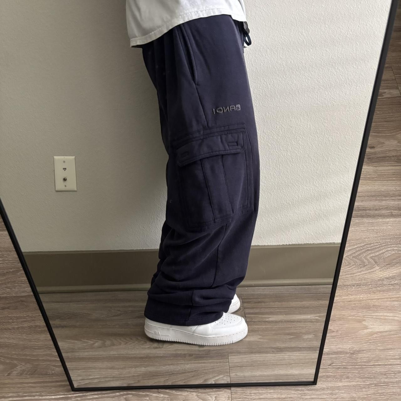Vintage Crazy Vintage Y2K/2000s Baggy Navy Blue Streetwear Skater Style Sweatpants! Fits XL Size US 38 / EU 54 - 1 Thumbnail