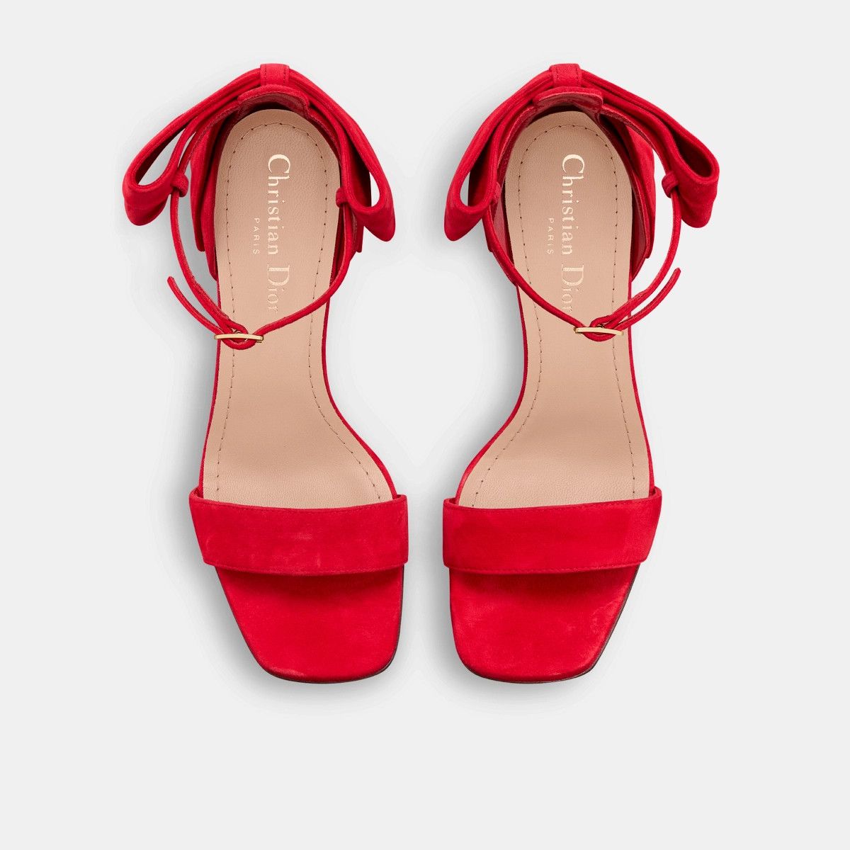 Dior o1bcso1str0225 Heeled Sandal in Red Size US 5 / IT 35 - 4 Thumbnail