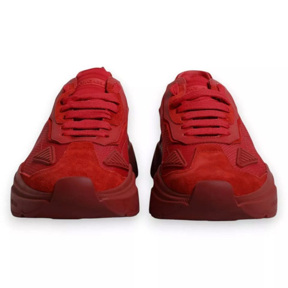 Dolce & Gabbana Dolce & Gabbana Red Leather Daymaster Low Top Sneakers Shoes Size US 9 / EU 42 - 8 Thumbnail