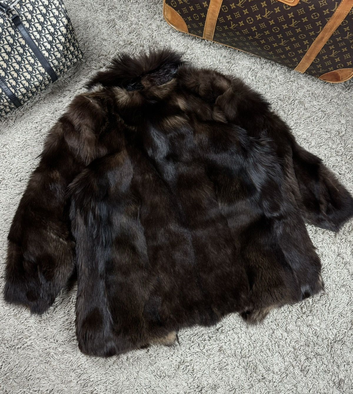Ermenegildo Zegna Rare archive fur Ermenegildo Zegna original luxury item Size L / US 10 / IT 46 - 5 Thumbnail