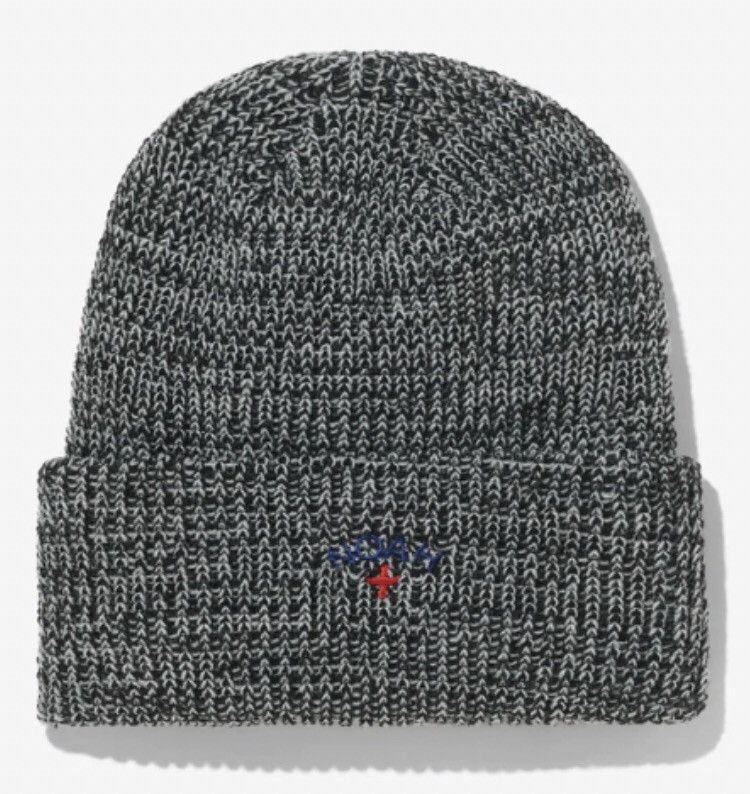 Noah Marled Core Logo Beanie Grey/Black Size ONE SIZE - 1 Thumbnail