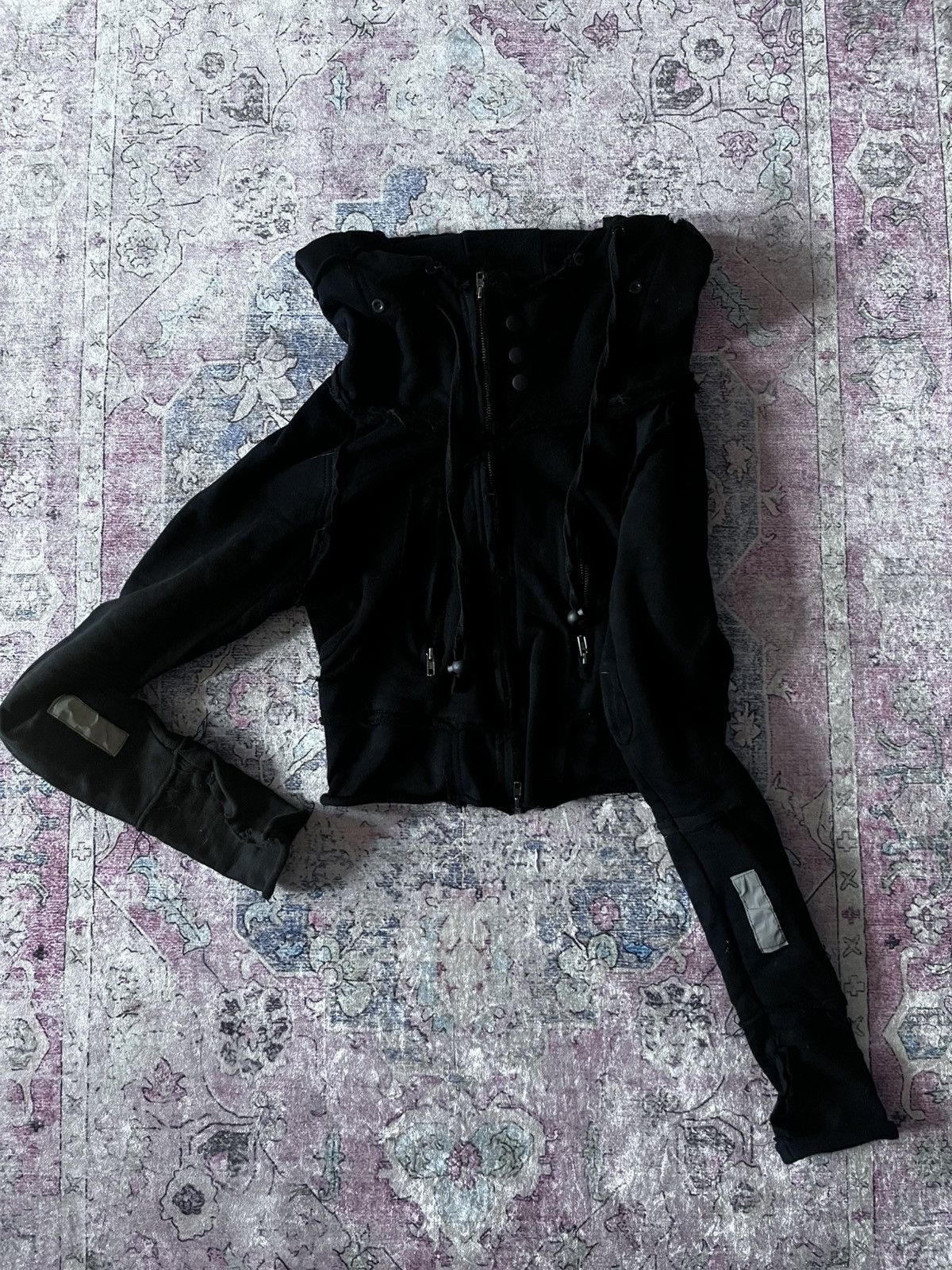Other archive L.G.B type cropped zip hoodie with black fur Size US S / EU 44-46 / 1 - 7 Thumbnail