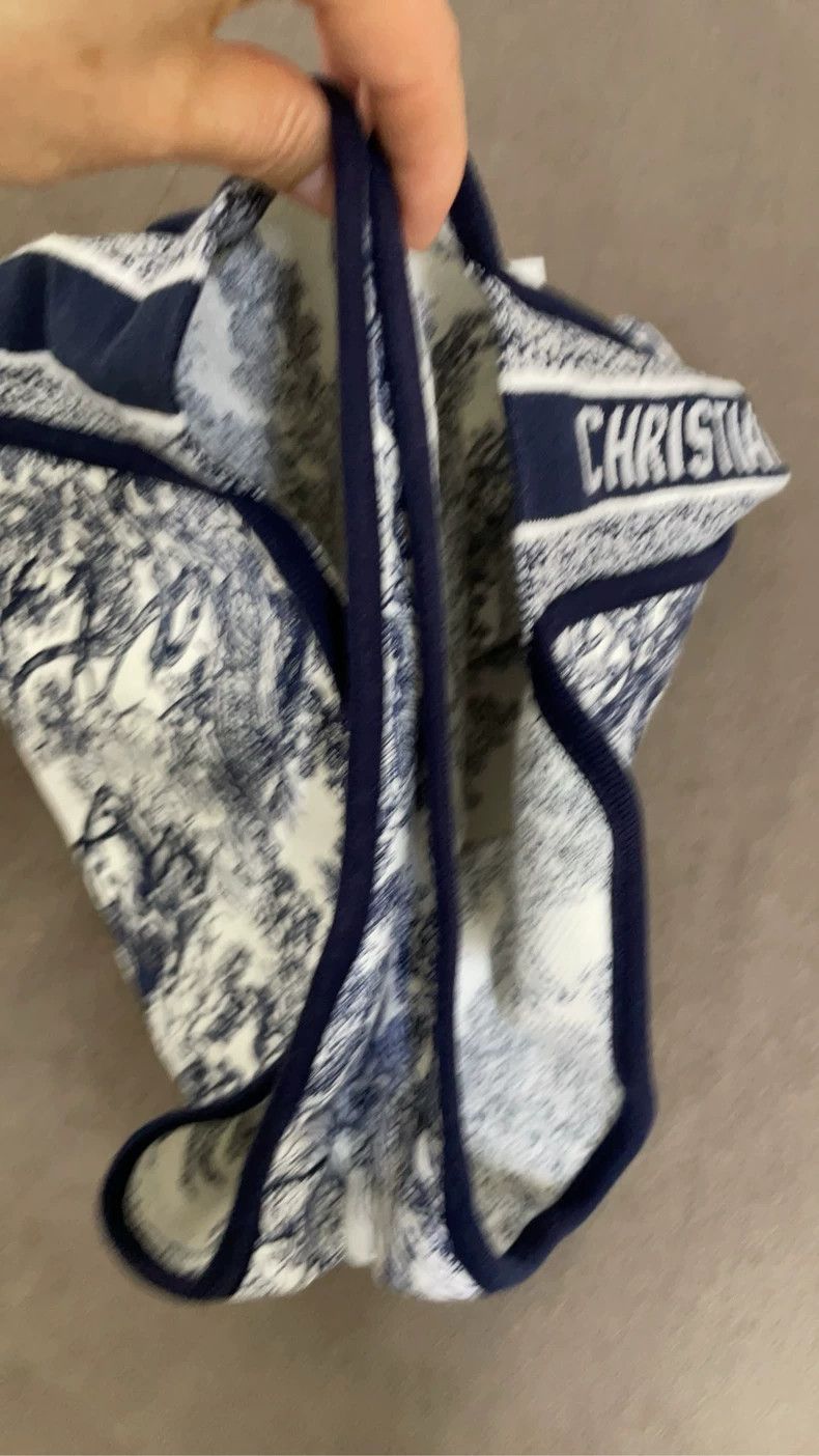 Dior Dior SizeXS White and blue embroidered zoo full-print short Size 42" / US 20 - 4 Thumbnail