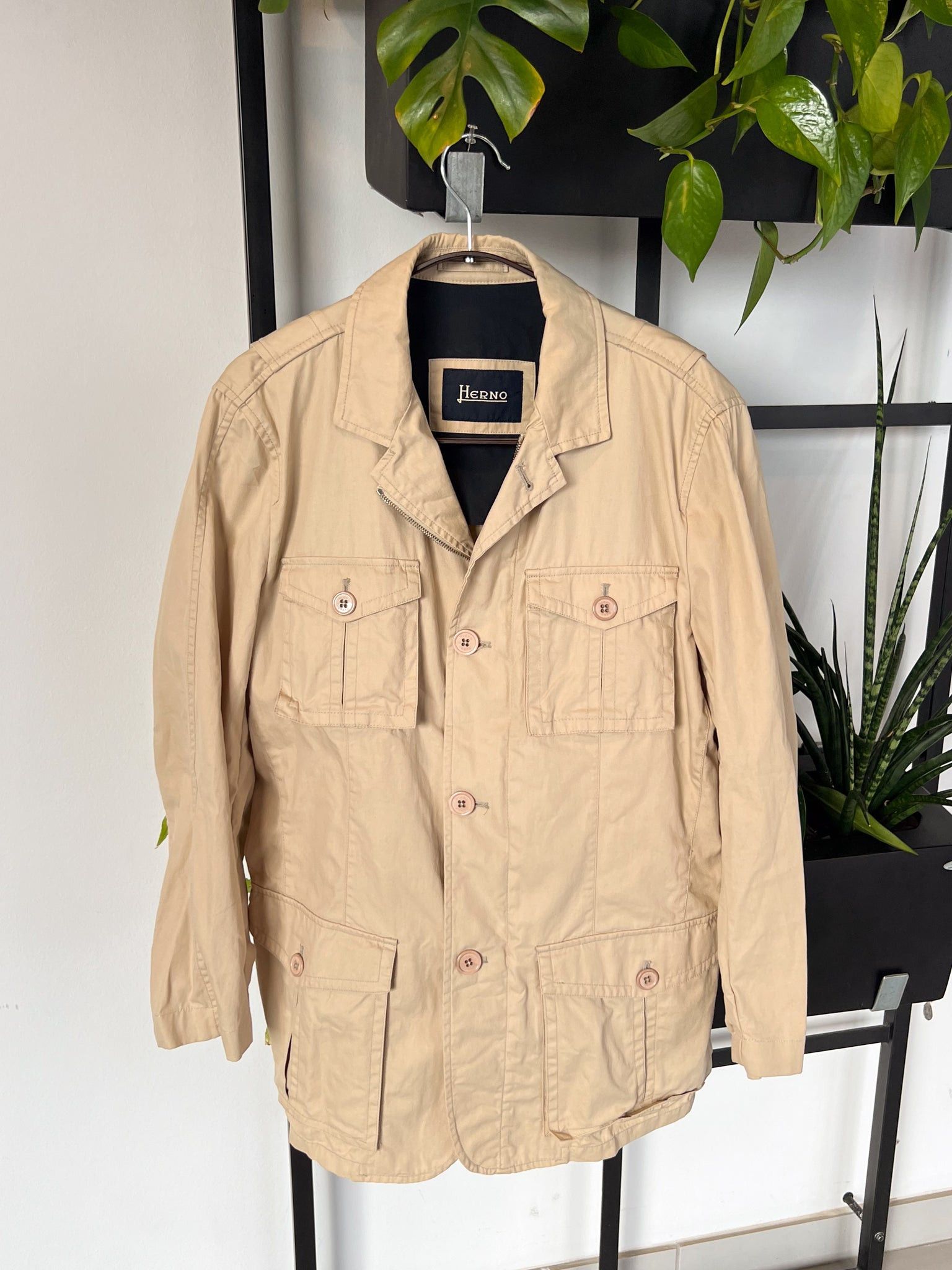 Herno Herno Beige Safari Jacket | Grailed