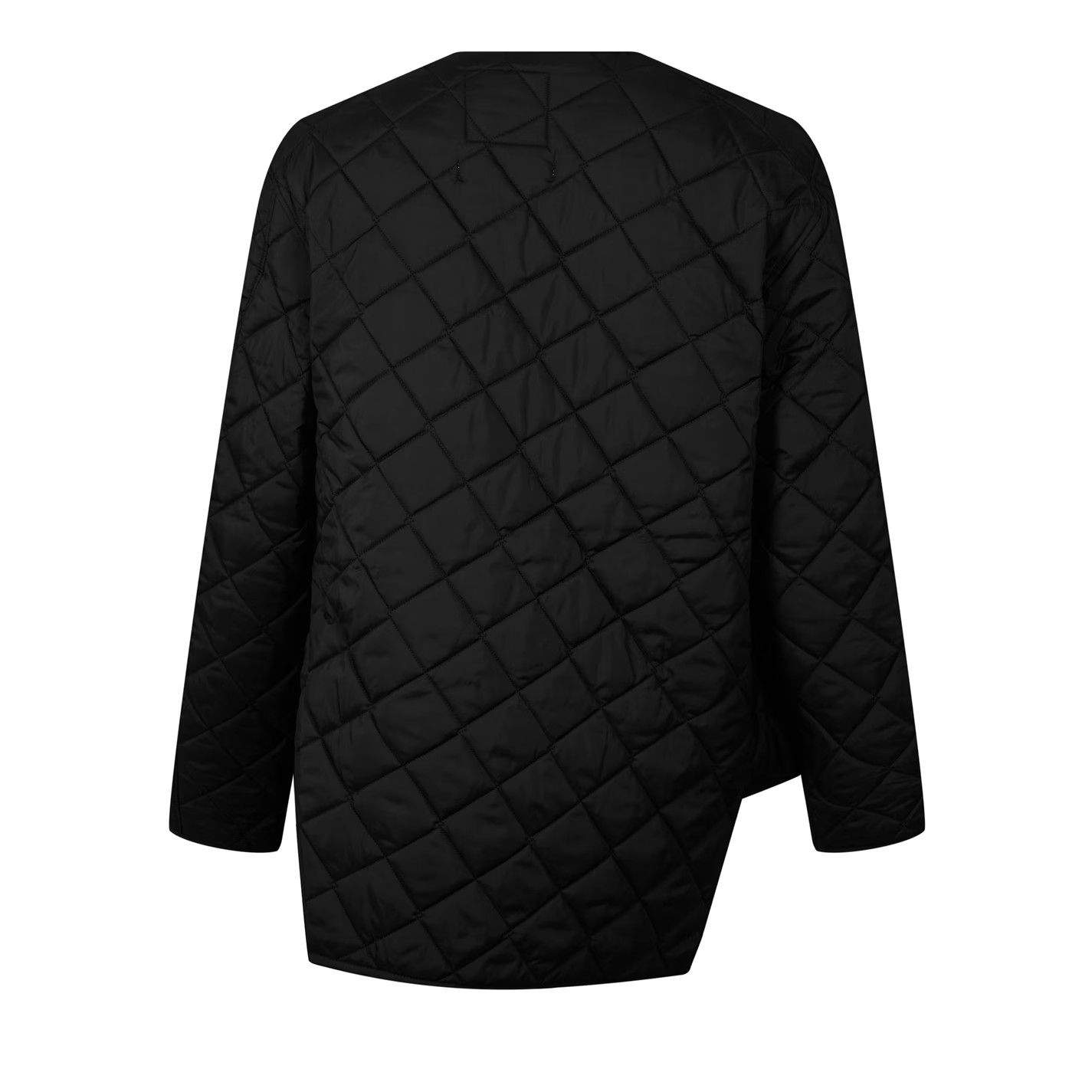 Comme des Garcons SHIRT o1g2r1mq0426 Asymmetrical Quilted Jacket in Black Size US M / EU 48-50 / 2 - 6 Thumbnail
