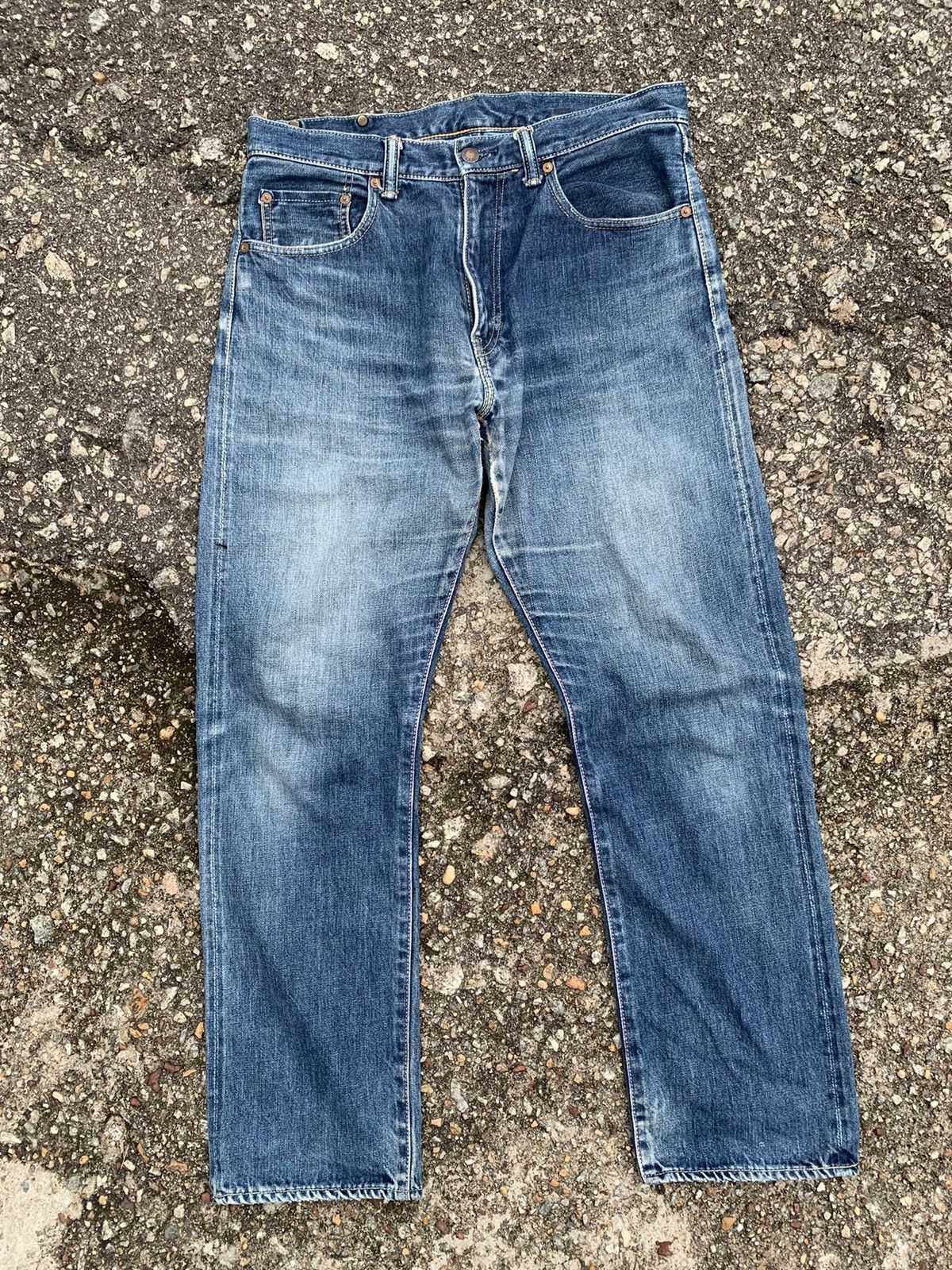 Japan Blue MOMOTARO ❌ JAPAN BLUE SELVEDGE DISTRESSED DENIM Size US 32 / EU 48 - 6 Thumbnail