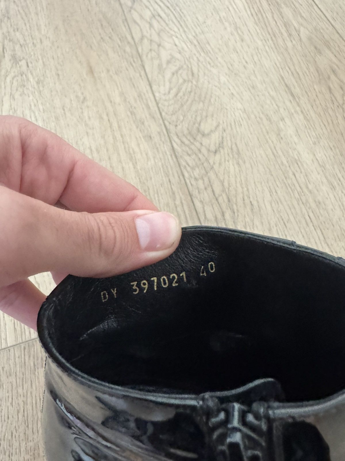 Saint Laurent Paris FW15 French 85 Patent boots Size US 7 / EU 40 - 5 Thumbnail