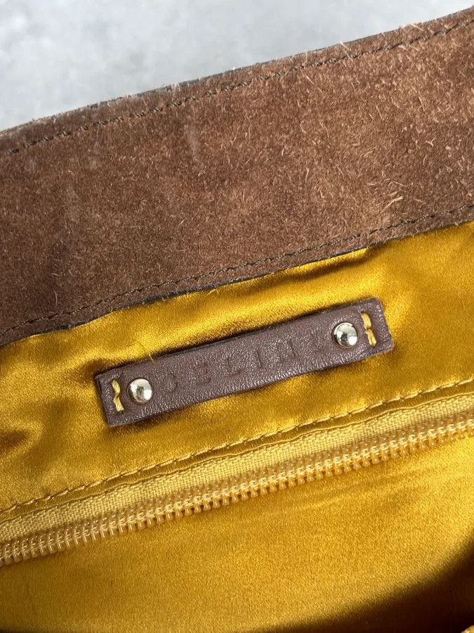 Celine 2000s Celine Brown Suede Fringe Shoulder Bag Size ONE SIZE - 18 Thumbnail