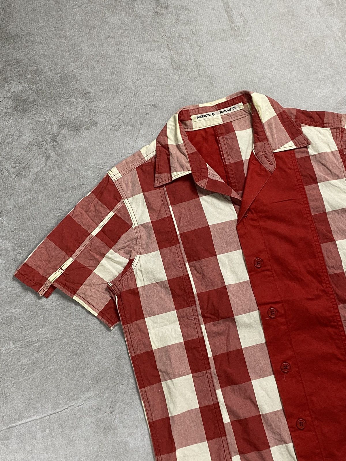 20471120 Milkboy Shadowz Plaid Button Shirt Size US M / EU 48-50 / 2 - 8 Thumbnail