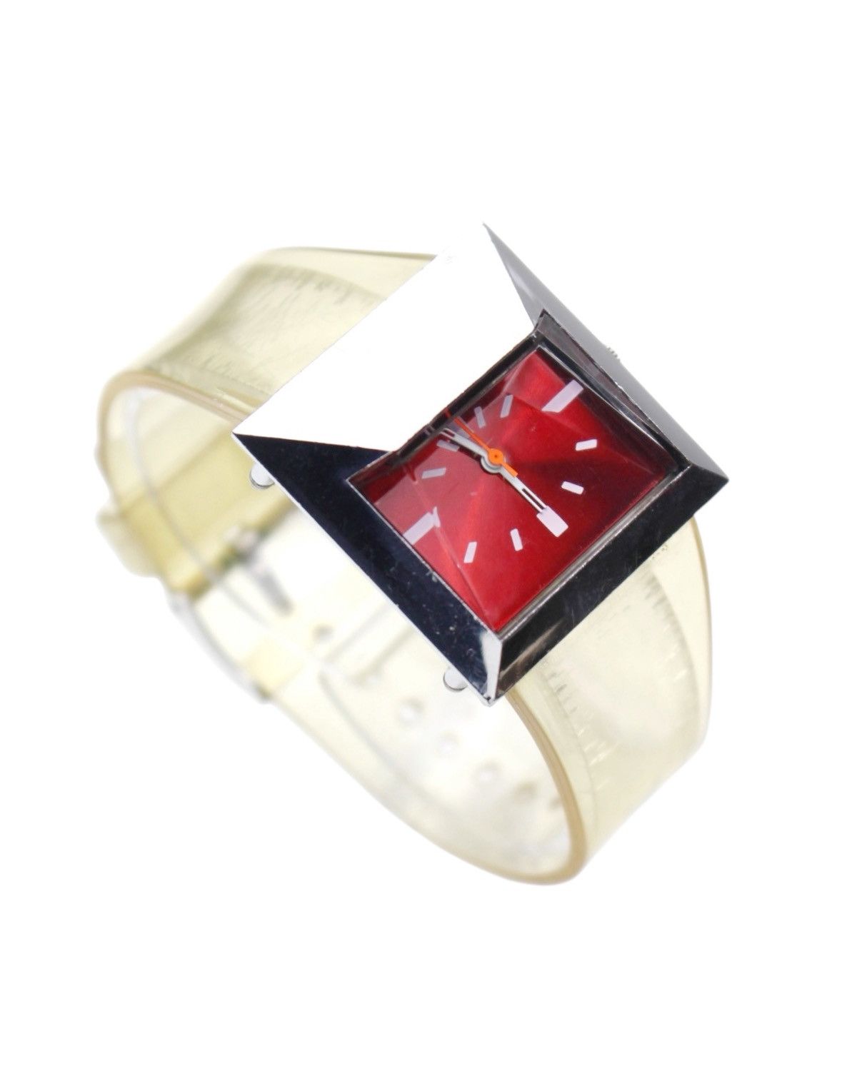 Vintage 2000S PEAKS CORPORATION SPACE AGE CRIMSON COSMOS WATCH Size ONE SIZE - 3 Thumbnail