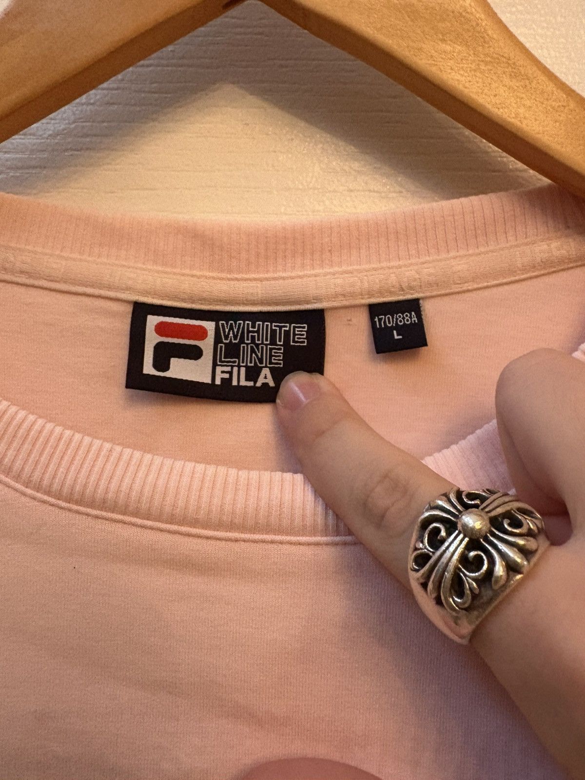 Fila Embroidered Fila graphic crewneck Size L / US 10 / IT 46 - 2 Thumbnail