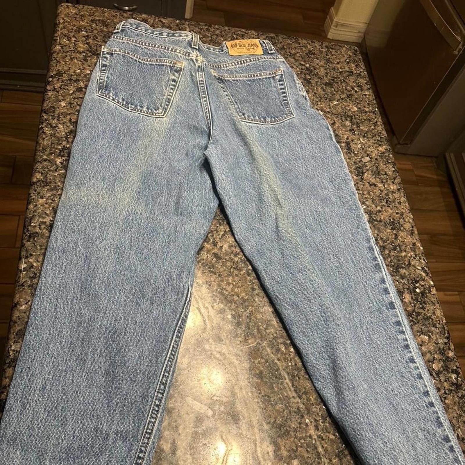 Gap Gap High Waist Blue Jeans Size 8 Reverse Tapered Vintage Size 28" / US 6 / IT 42 - 4 Thumbnail
