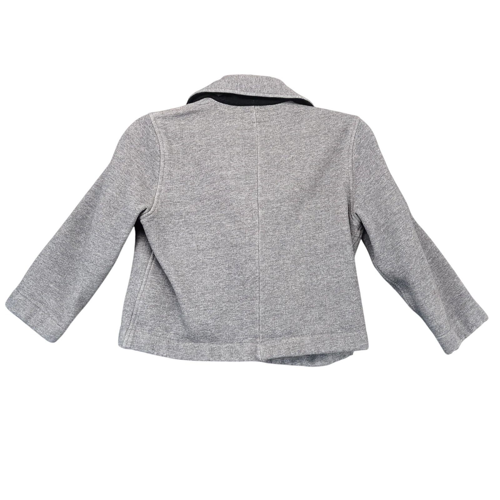 Denim & Supply Ralph Lauren Denim & Supply Ralph Lauren Gray Cropped Pea Coat Women's L Size L / US 10 / IT 46 - 3 Thumbnail