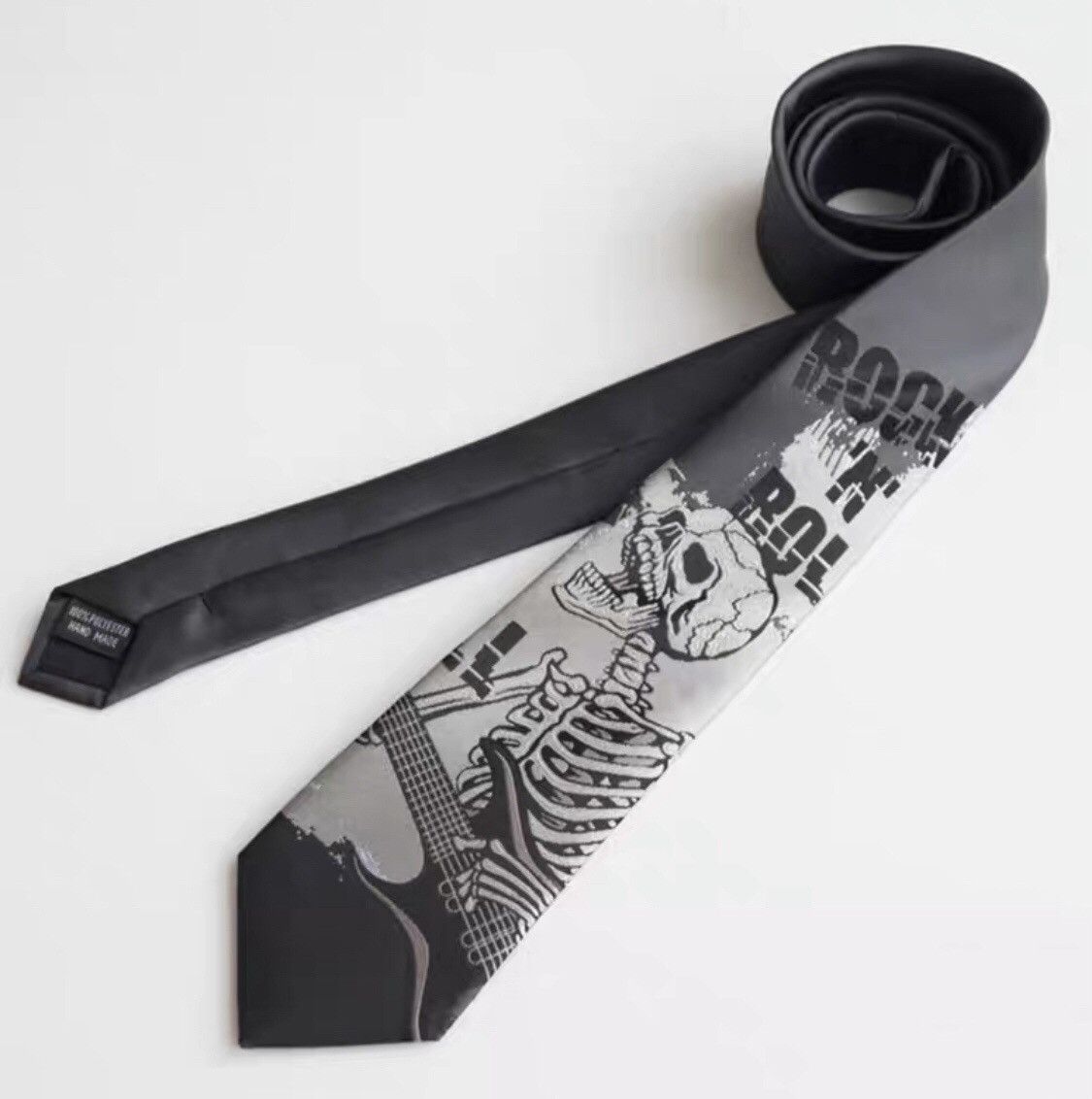 The Tie Bar × Vintage Outdoor fashion rock n roll skeleton skull neck tie Size ONE SIZE - 3 Thumbnail