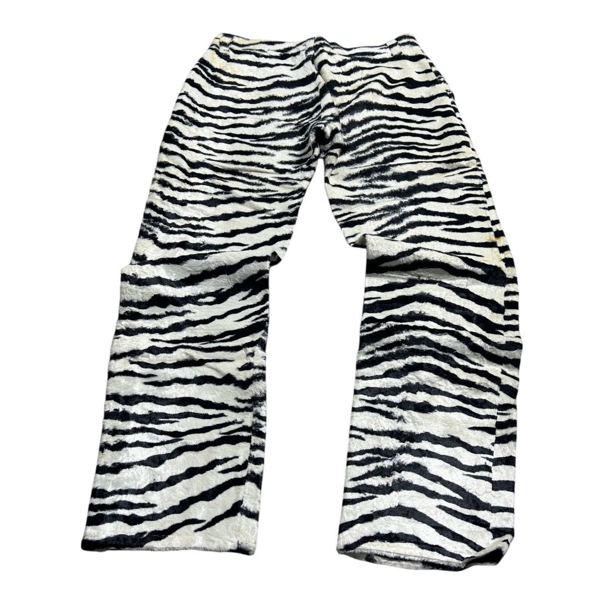 Hysteric Glamour Vintage Pants y2k Hysteric Glamour Stripe BlackWhite Velvet Size US 28 / EU 44 - 15 Thumbnail