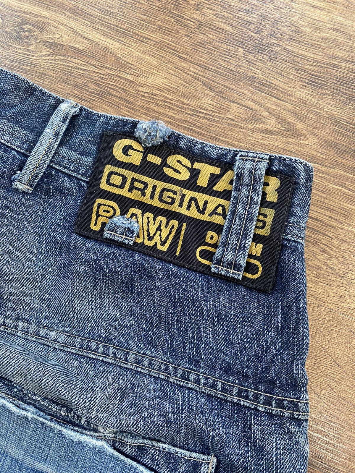 14th Addiction Vintage Y2K G Star archive Denim Cargo Baggy pants Jeans Size US 33 - 16 Thumbnail