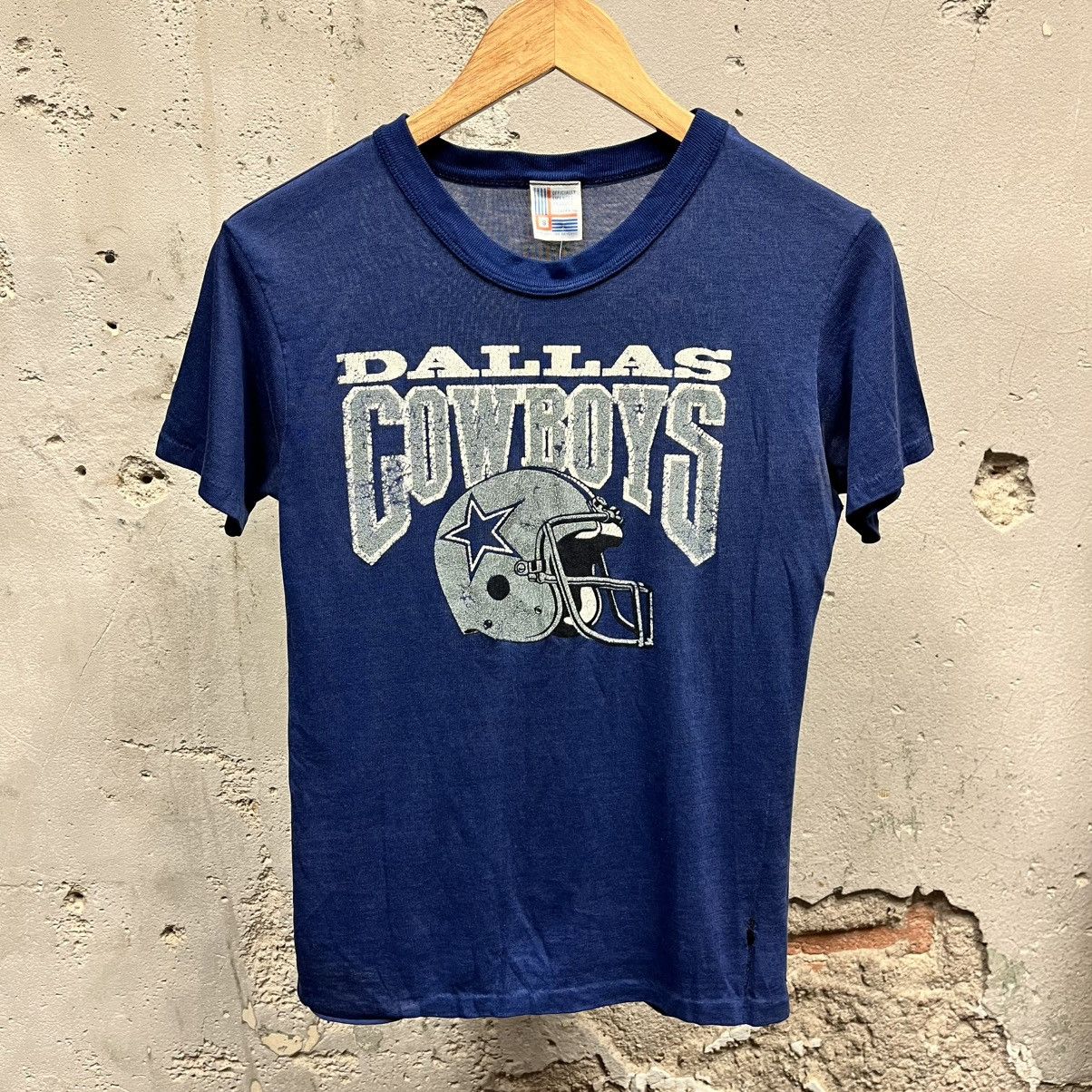 Other Dallas Cowboys Vintage 80s Paper Thin Helmet Garan NFL Tee Size US S / EU 44-46 / 1 - 1 Thumbnail