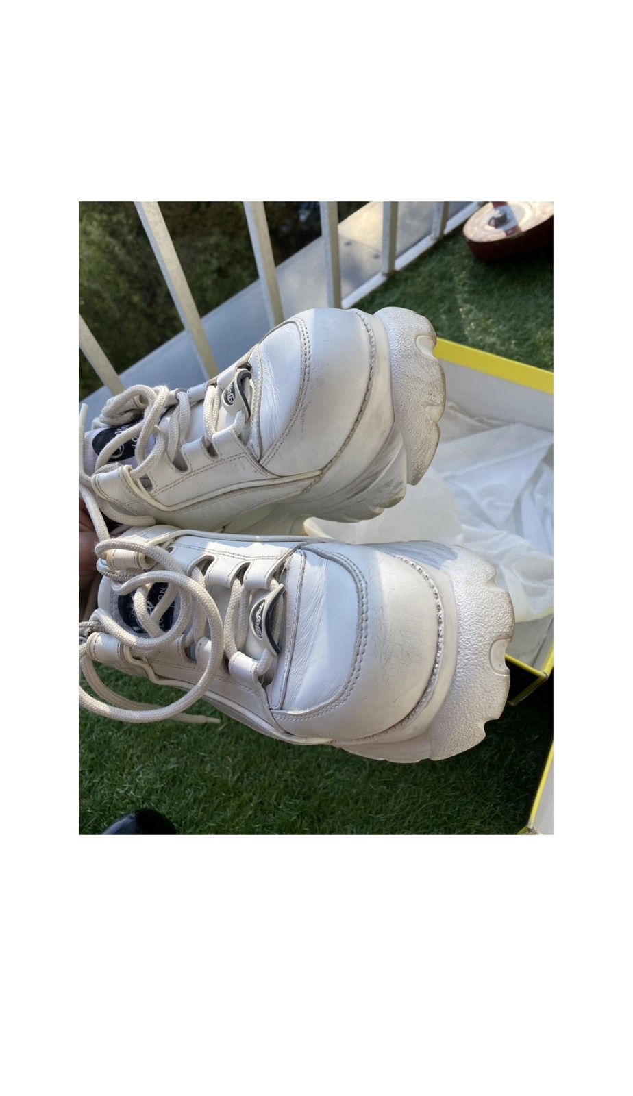 Buffalo London Buffalo white platform boots size 39eu Size US 8 / IT 38 - 6 Thumbnail