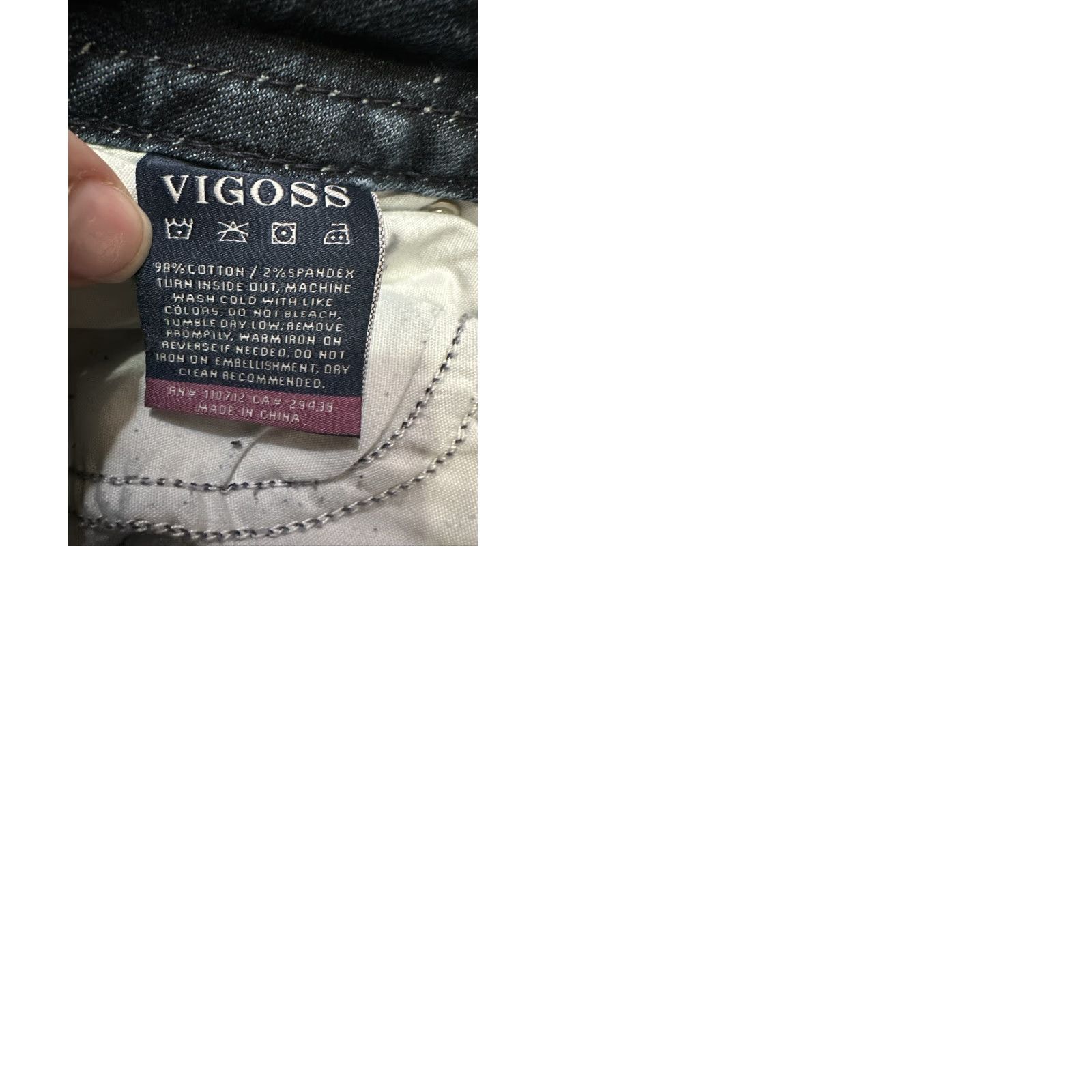 Vintage VIGOSS The Dublin Jeans Bootcut Slim Stretch 28x32 30x33 Sandblast Medium Wash Women's Size 28" / US 6 / IT 42 - 11 Thumbnail