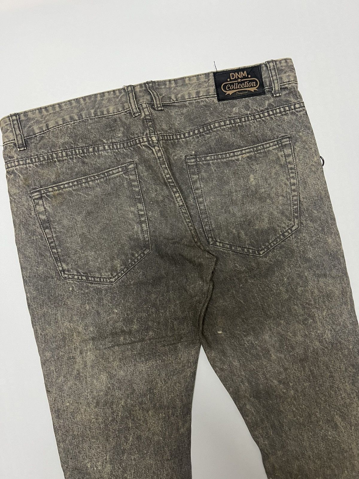 Japanese Brand DNM Collection Acid Wash Distressed Denim Size US 39 - 13 Thumbnail