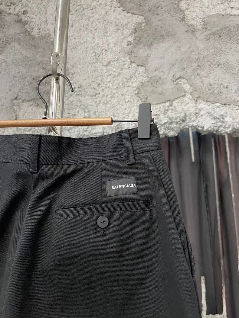 Balenciaga Balenciaga Black ThreeQuarter Suit Shorts-2505 Size US 36 / EU 52 - 3 Thumbnail