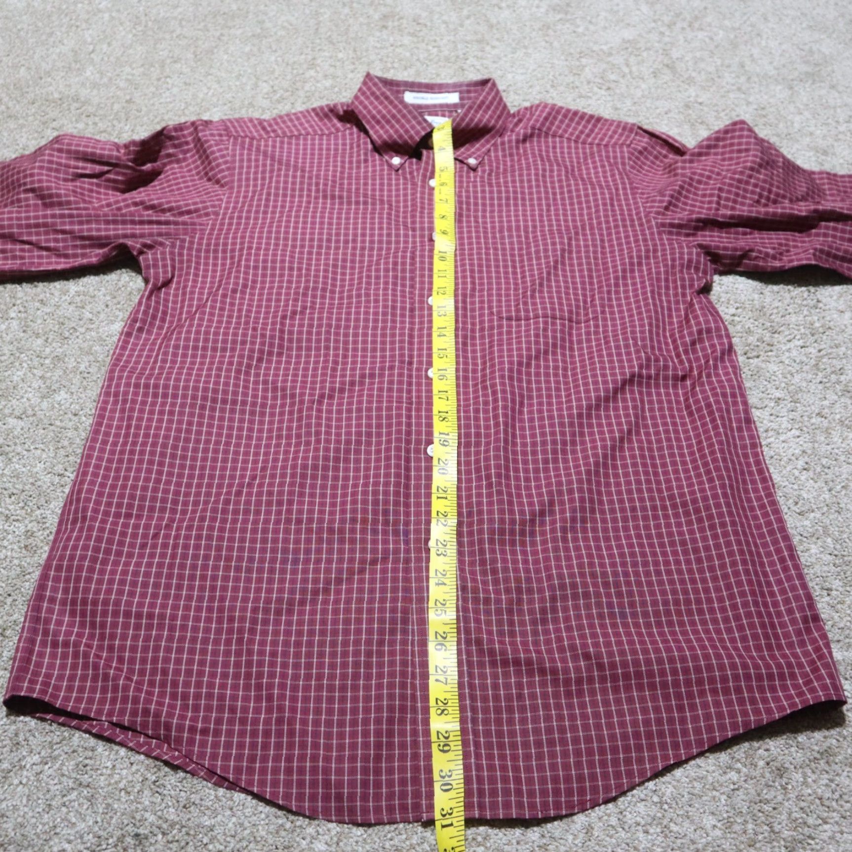 Vintage VINTAGE L.L. Bean Shirt Plaid Button-Up Mens 15.5 35 Red Check-Pattern Casual Size US M / EU 48-50 / 2 - 5 Thumbnail