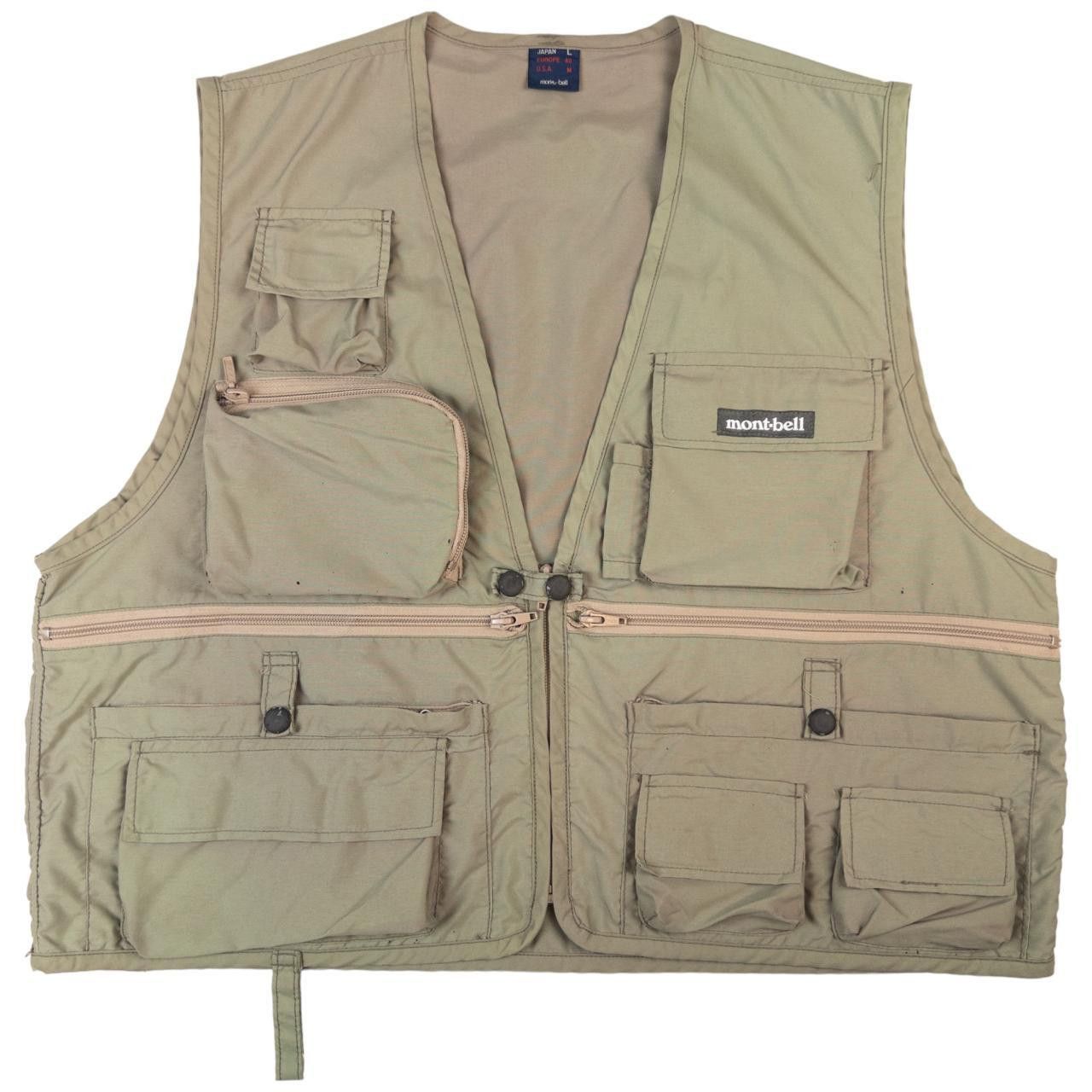 Montbell Vintage Montbell Multi Pocket Cargo Gilet Vest Size M Size US M / EU 48-50 / 2 - 1 Thumbnail