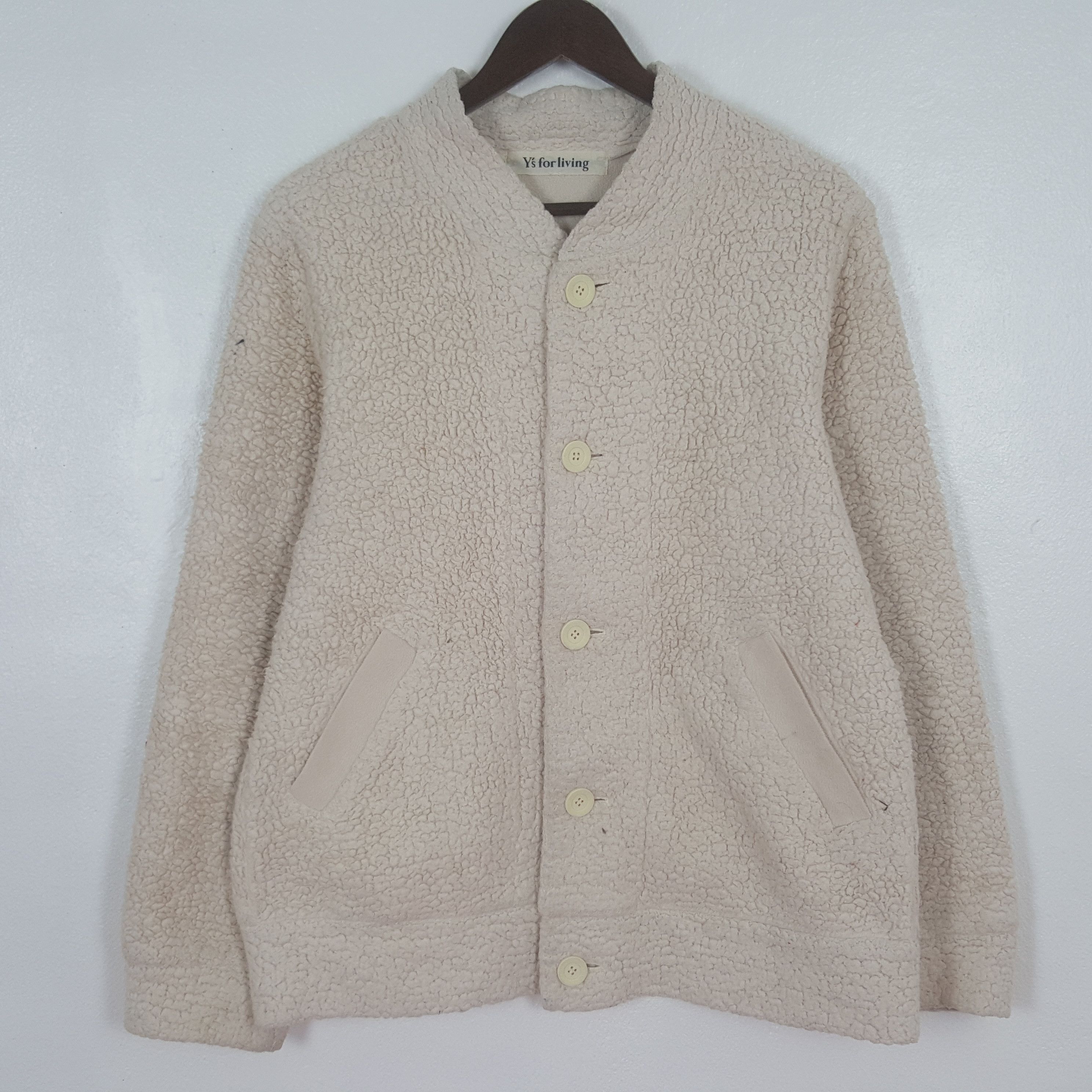 Y's Vintage Y’s For Living Sherpa Winter Button Up Jacket Size US M / EU 48-50 / 2 - 1 Thumbnail