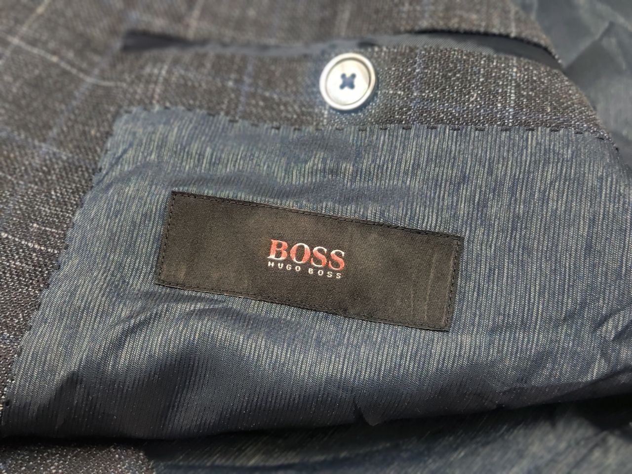 Hugo Boss Hugo Boss lanificio tesse biella Wool check Blazer Jacket Size US L / EU 52-54 / 3 - 13 Thumbnail