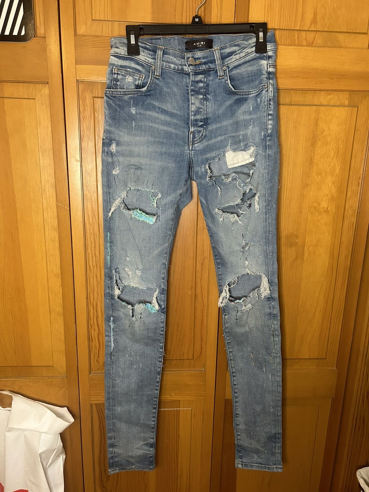 Amiri amiri jeans distressed Size US 29 - 2 Thumbnail