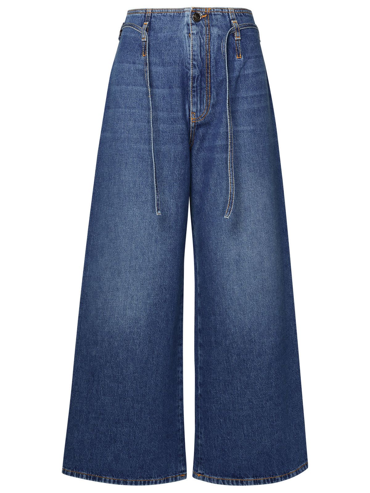 image of Etro Light Blue Cotton Jeans, Women's (Size 27)