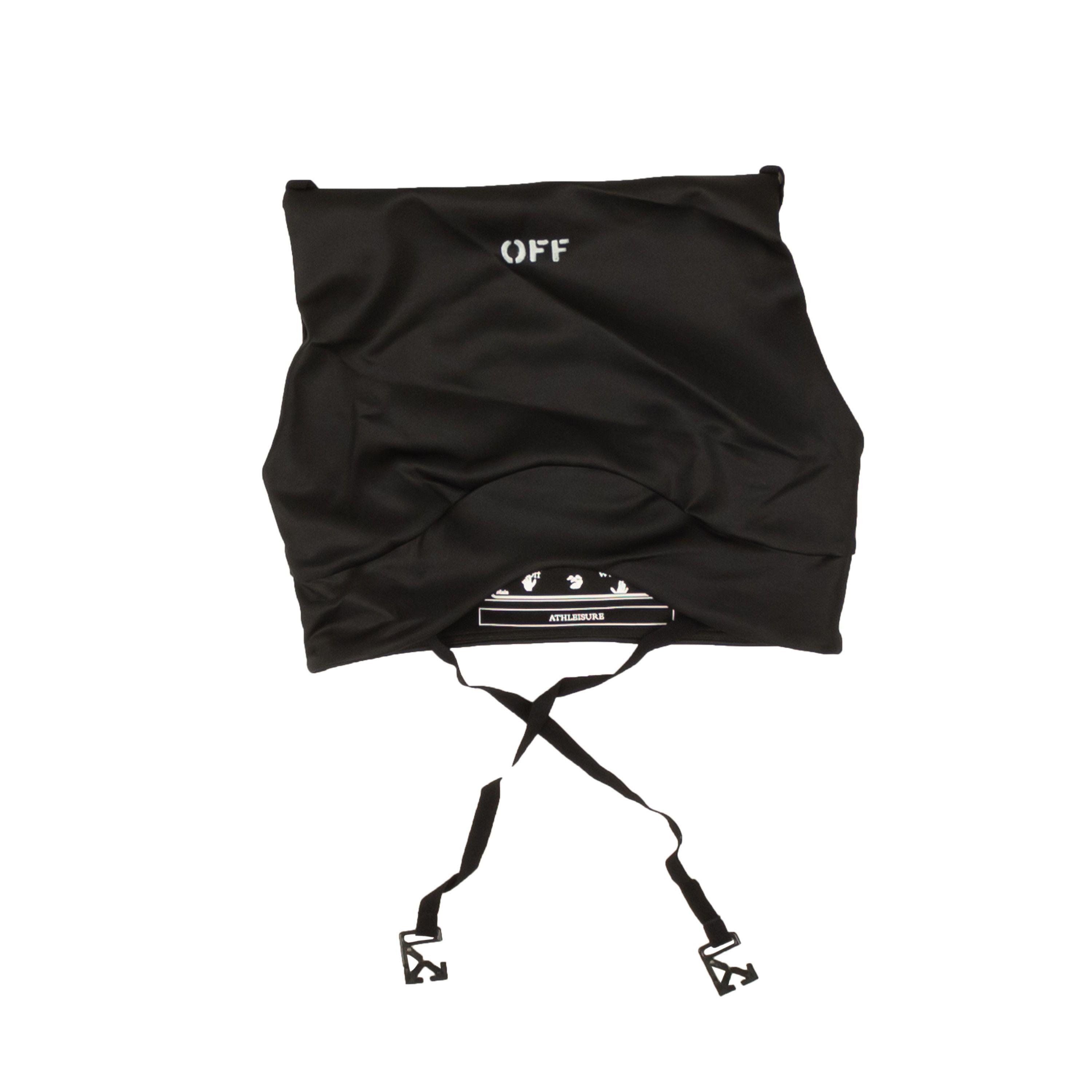 image of Off White Black Athleisure Strappy Bra Size Xs, Women's