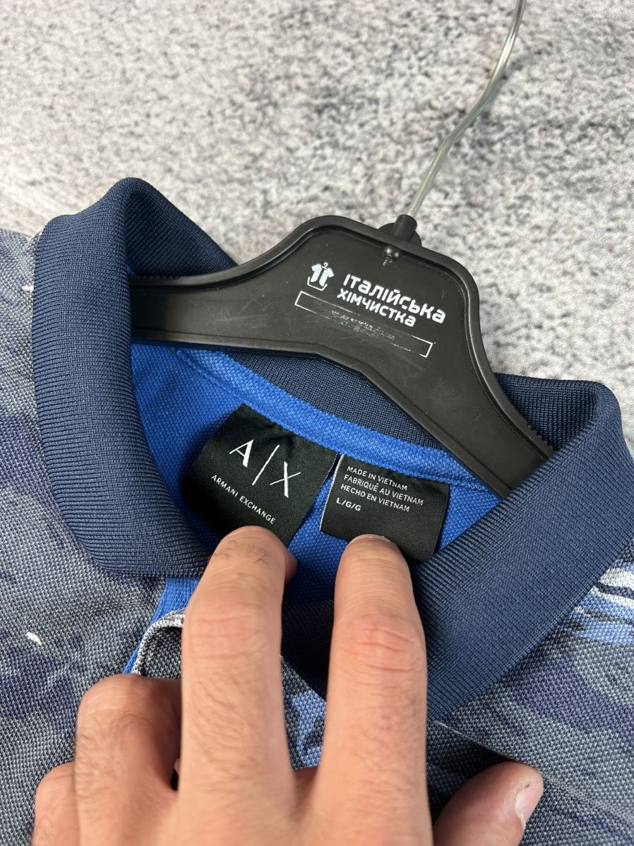 Armani Exchange Armani Exchange luxury designer polo T-shirt Size US L / EU 52-54 / 3 - 5 Thumbnail