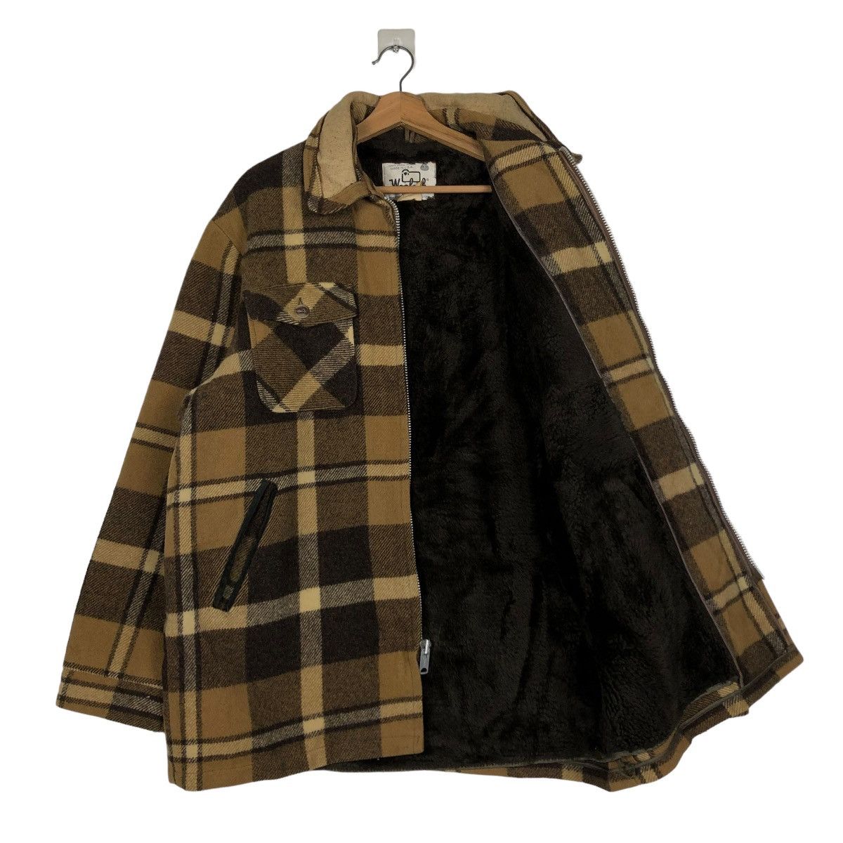 Woolrich Woolen Mills 🔥VINTAGE WOOL JACKET WOOLRICH MADE IN USA TARTAN DESIGN Size US XL / EU 56 / 4 - 13 Thumbnail