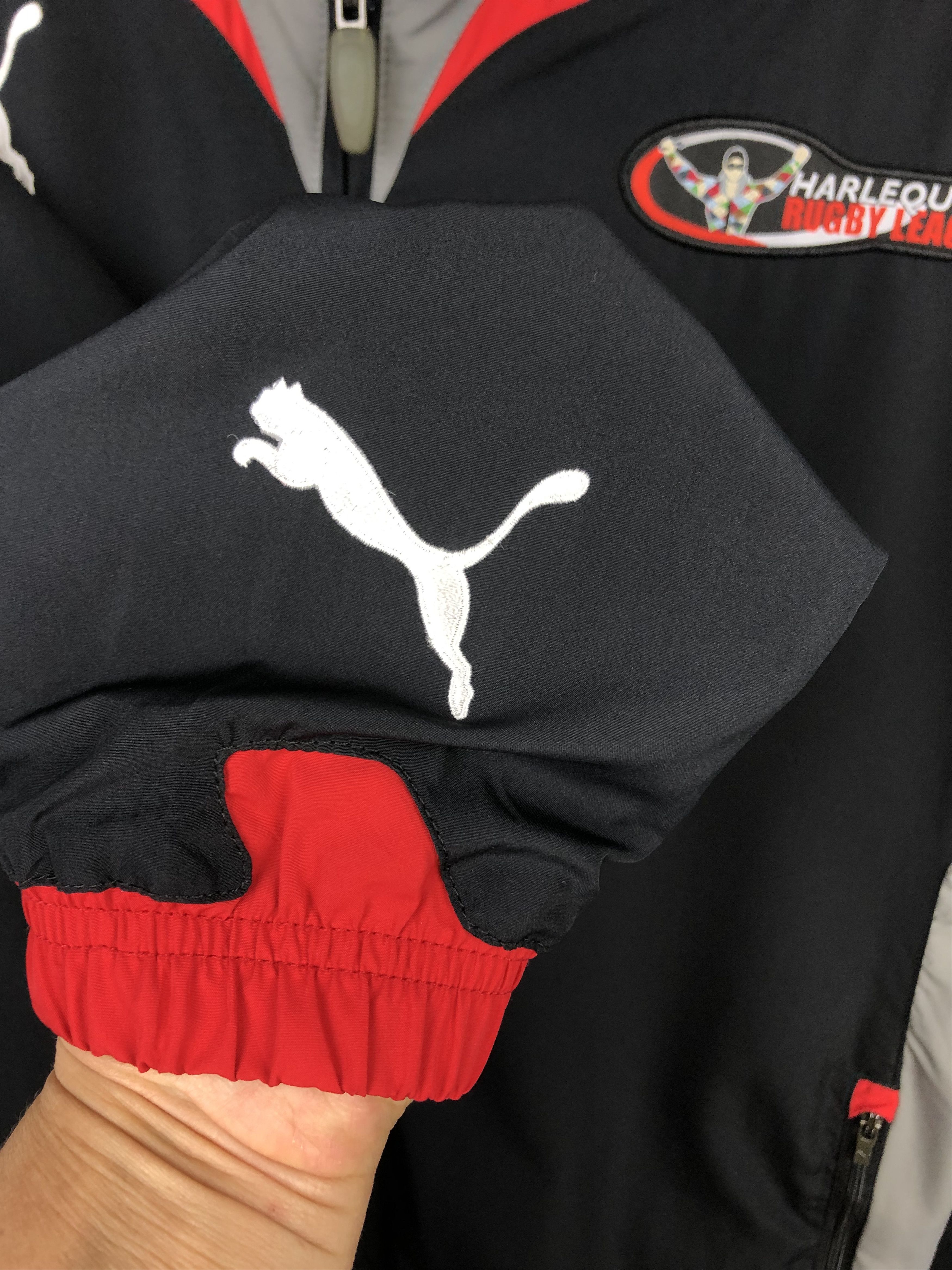 Other Harlequins Rugby Union Jacket Puma Mens Track Top Black Size US S / EU 44-46 / 1 - 3 Thumbnail