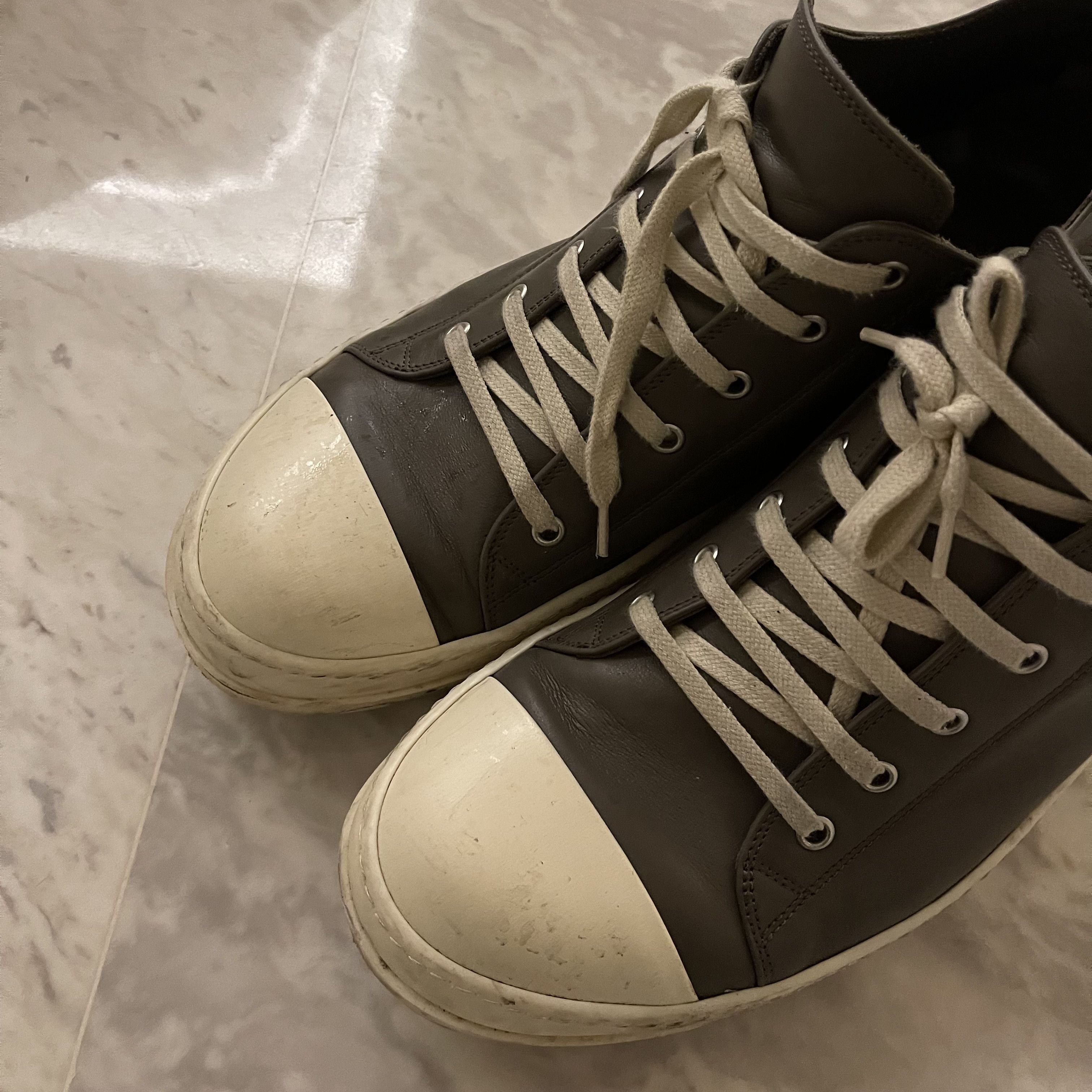 Rick Owens Rick Owens Ramones Grey Size US 12 / EU 45 - 3 Thumbnail