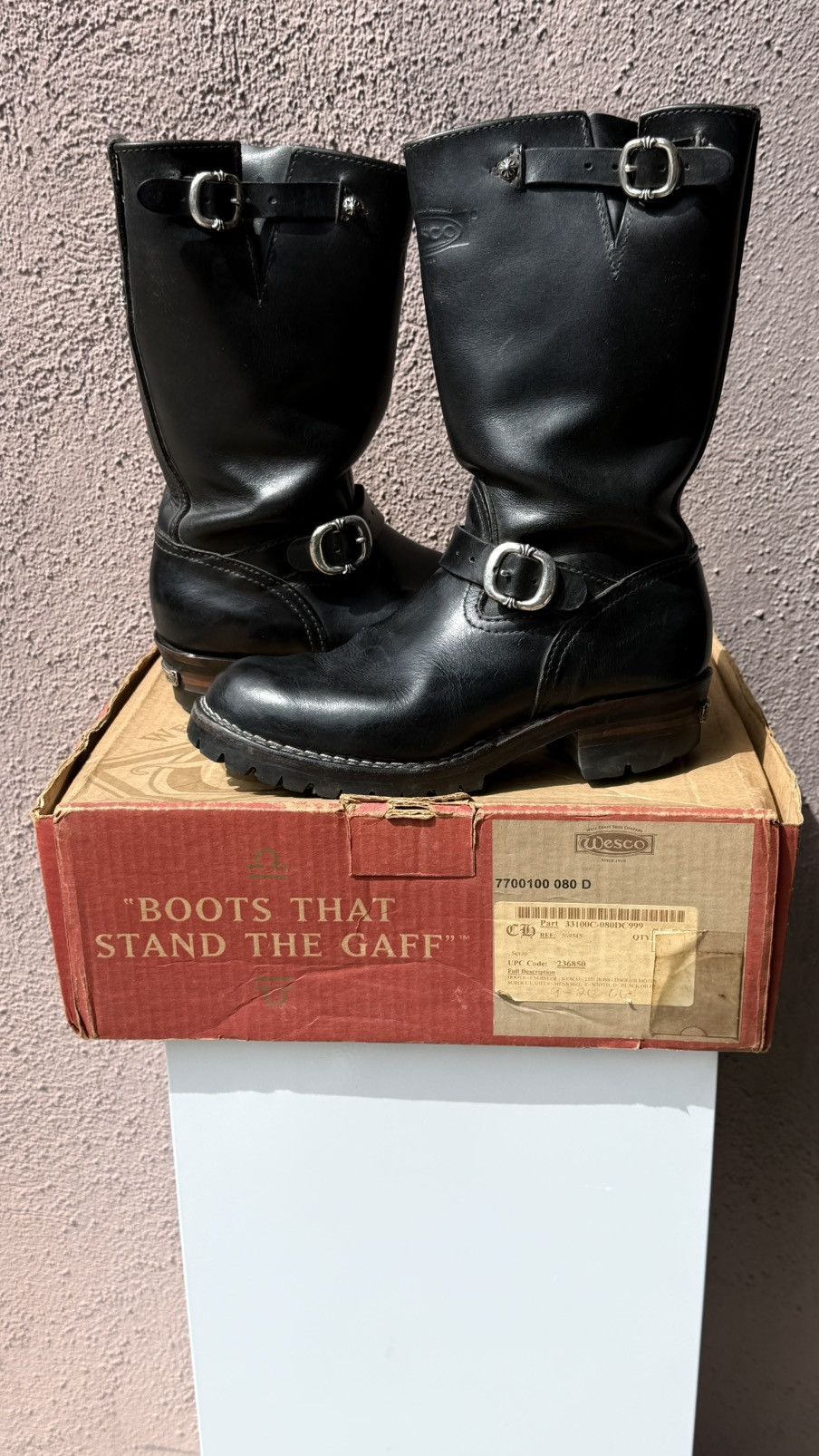 Chrome Hearts Chrome Heart Wesco Boot Size 8D Size US 8 / EU 41 - 12 Thumbnail
