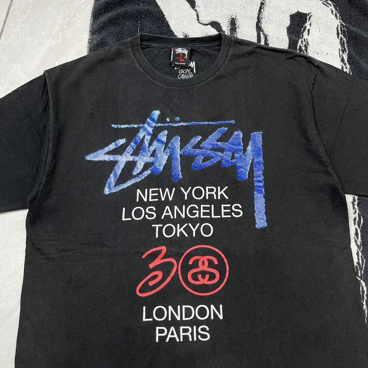 Stussy Vintage Stussy Tour local colour Size US L / EU 52-54 / 3 - 4 Thumbnail