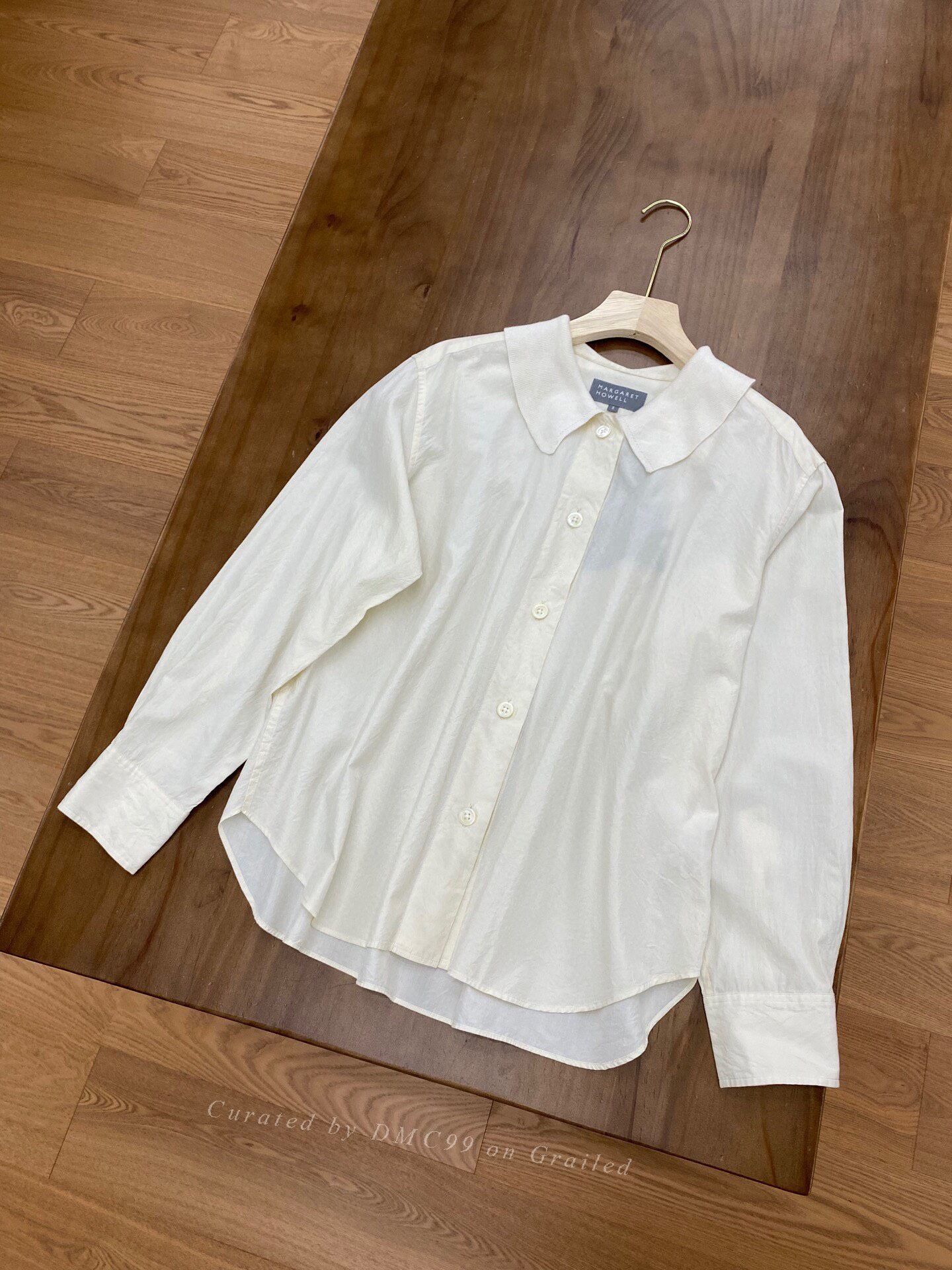 Other MHL White Minimalist Silk-Cotton Shirt Size M / US 6-8 / IT 42-44 - 1 Thumbnail