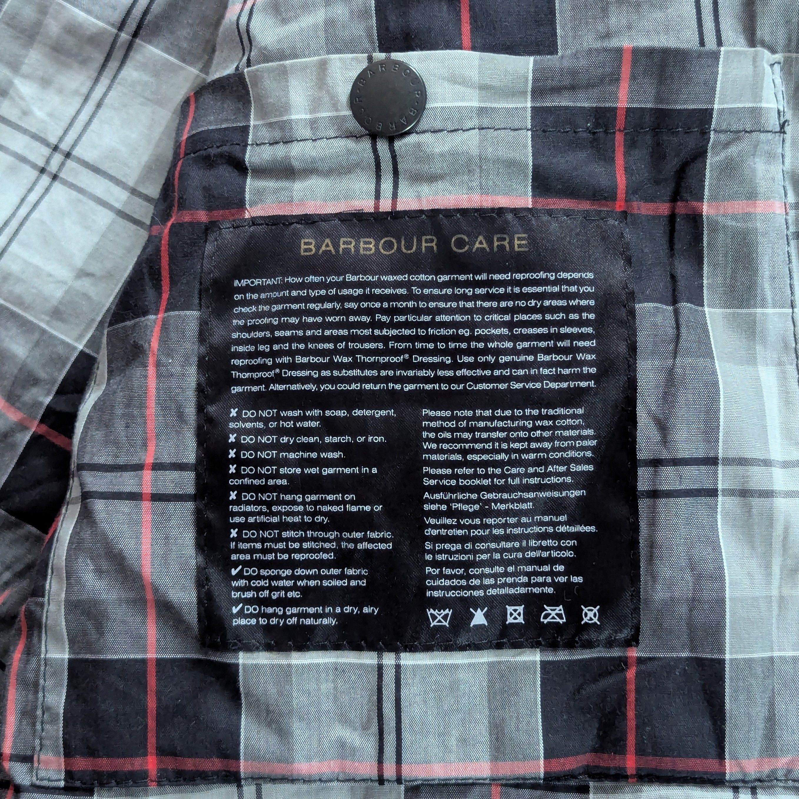 Barbour Barbour SMU Bonner Wax Jacket Size L Black Waxed Cotton Size US L / EU 52-54 / 3 - 14 Thumbnail