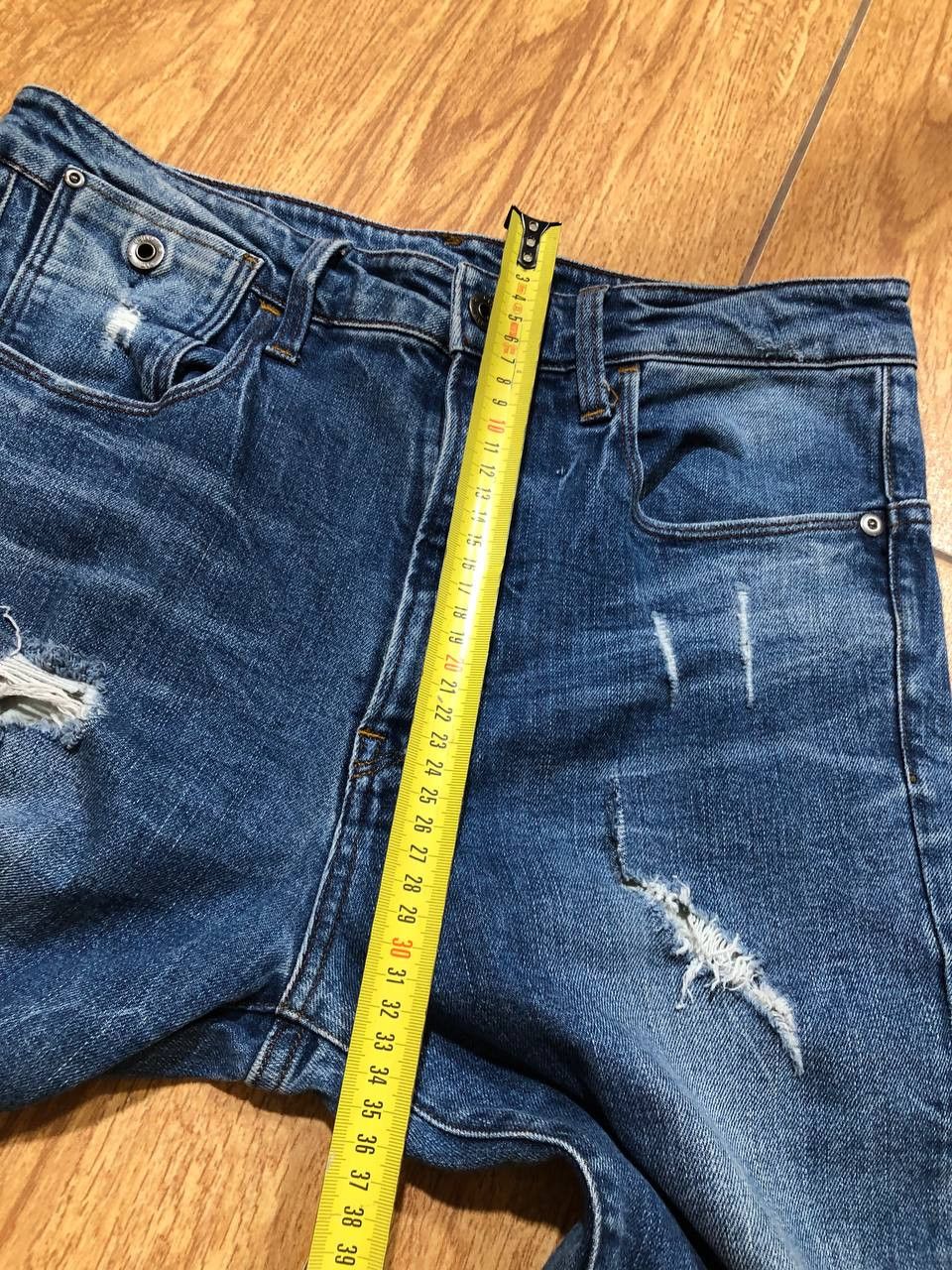 G-Star G-STAR TYPE C 3D SUPER SLIM Stretch Distressed Jeans Size US 32 / EU 48 - 6 Thumbnail