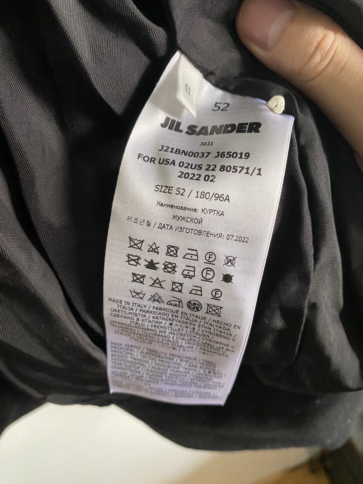 Jil Sander Jil Sander Mainline Oversized Padded Bomber Jacket Black 52 Size US L / EU 52-54 / 3 - 6 Thumbnail