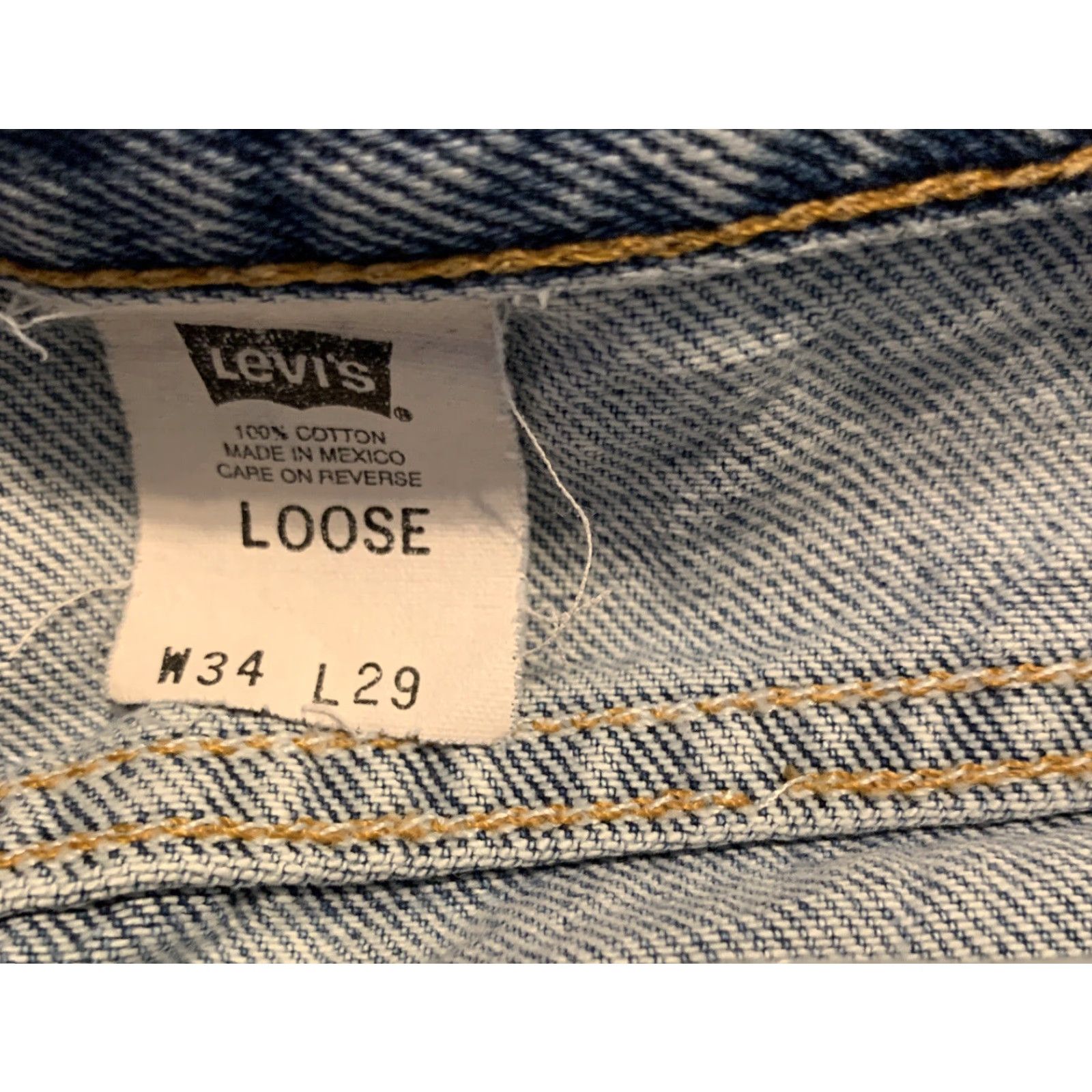 Levi's VINTAGE Levi's 545 Jeans 34x29 Blue Tapered Relaxed Cotton Classic Mens Size US 34 / EU 50 - 5 Thumbnail
